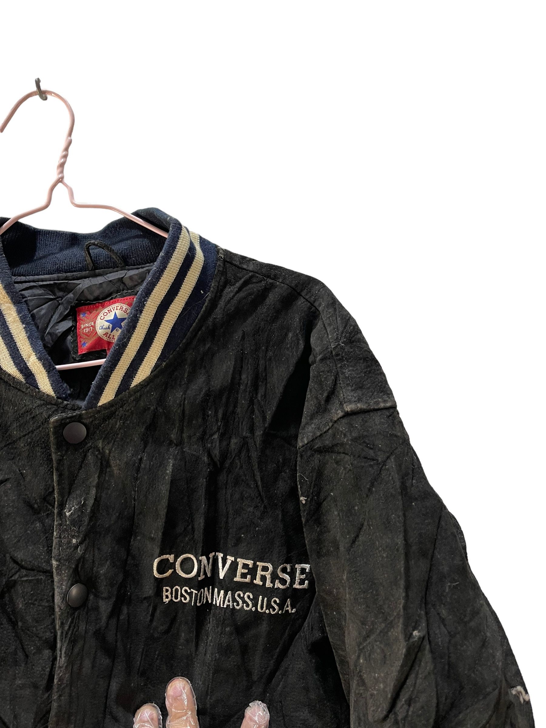 Converse Vintage Converse Chuck Taylor Pig Leather Varsity Jacket Size US M / EU 48-50 / 2 - 9 Thumbnail