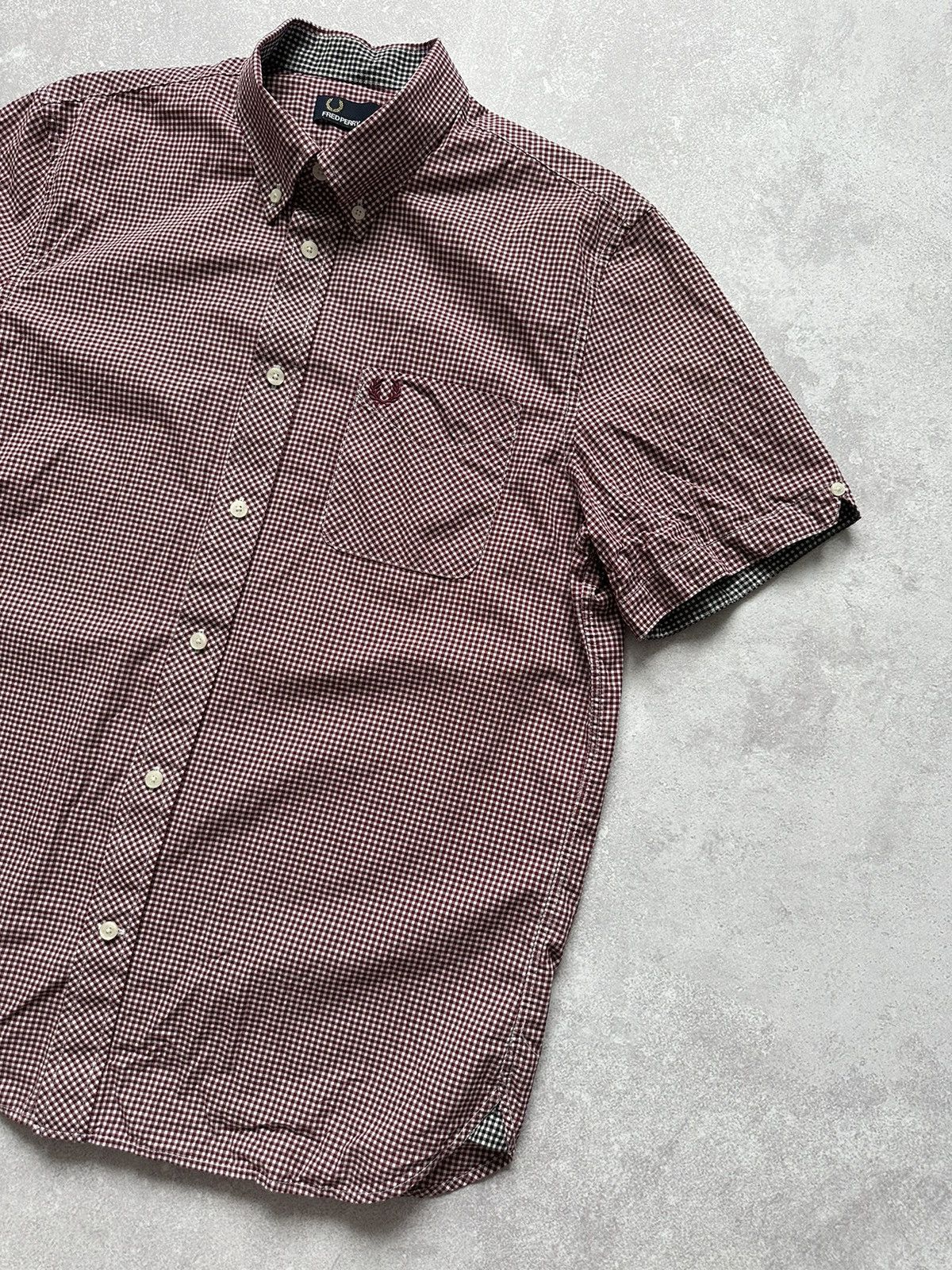 Fred Perry Men’s Vintage Fred Perry Short Sleeve Shirt size L Size US L / EU 52-54 / 3 - 2 Thumbnail