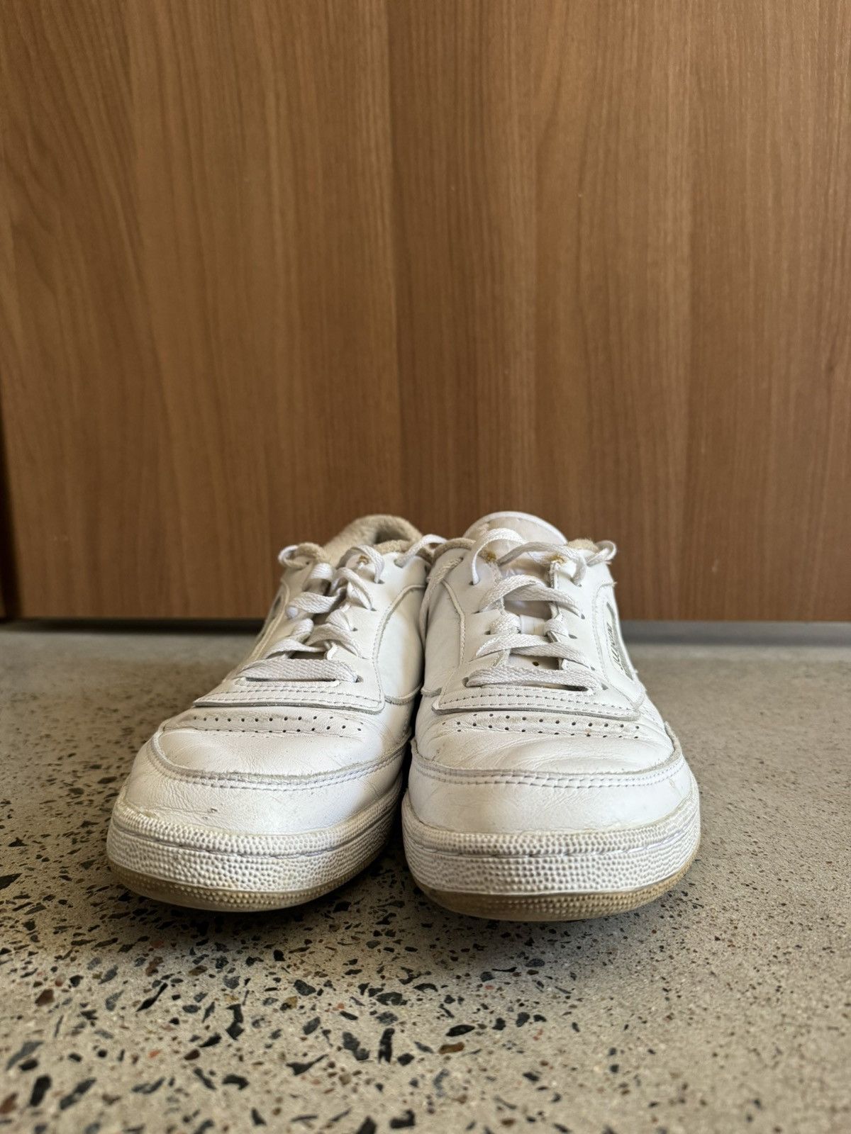 JJJJound × Reebok Reebok X JJJJOUND - white Club C85 - size 10 - used Size US 10 / EU 43 - 3 Thumbnail