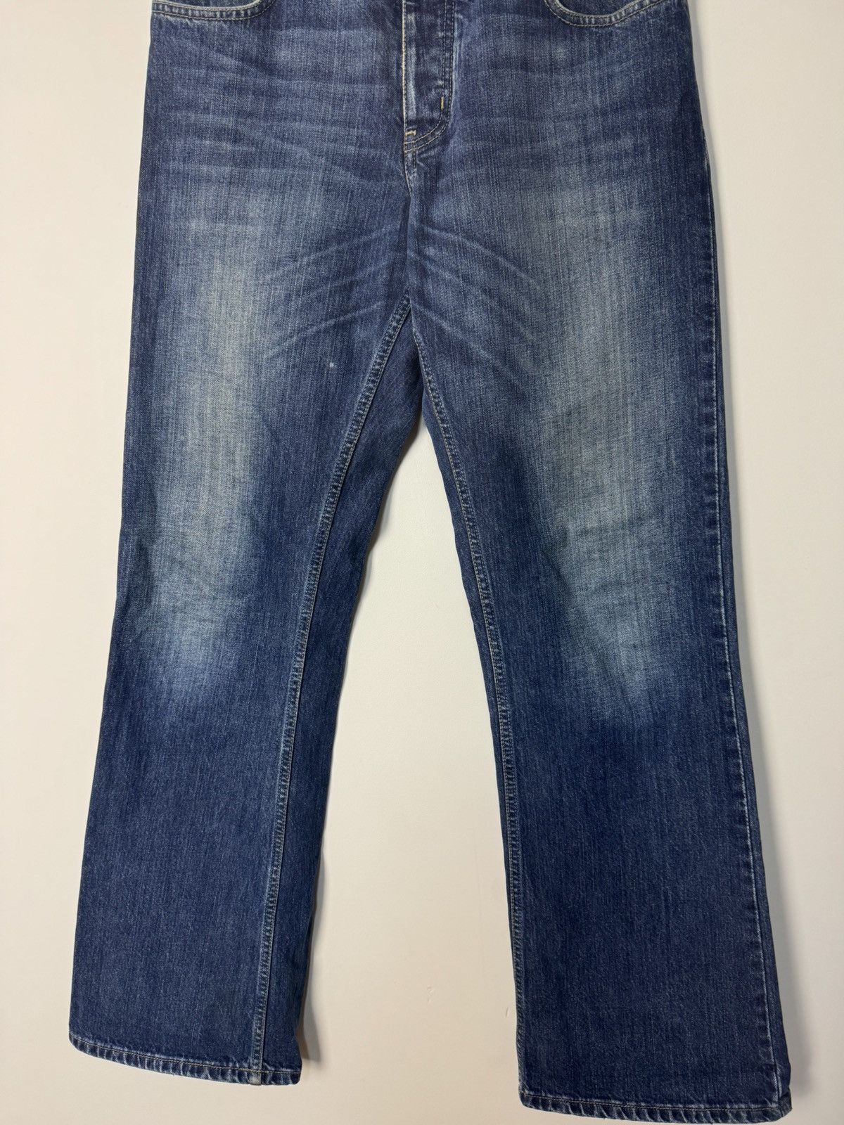 Japanese Brand Vintage Flared Bootcut Japanese Style washed Jeans Size US 29 - 3 Thumbnail
