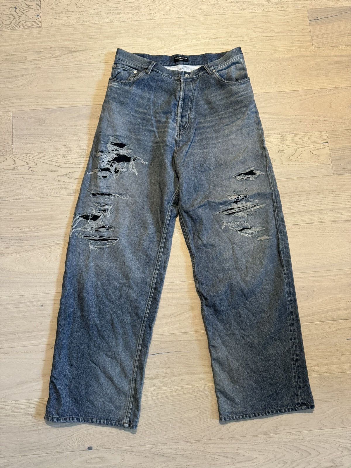 Balenciaga Balenciaga Trompe L'Oeil Jeans Size US 32 / EU 48 - 1 Thumbnail