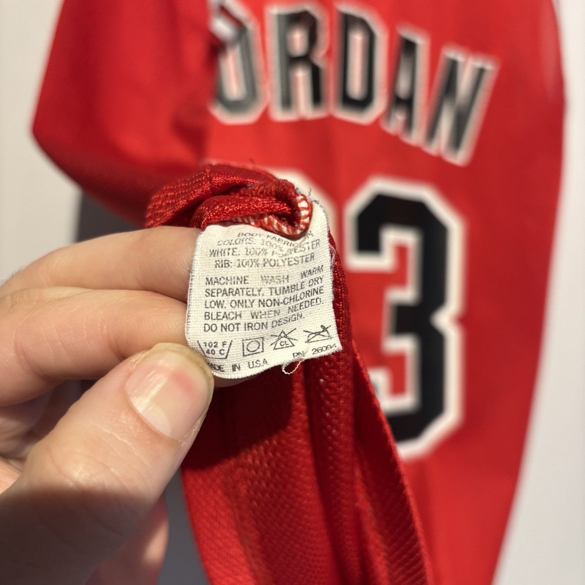 Champion Authentic 1992 Michael Jordan Champion Jersey 44 Red Vintage Size US M / EU 48-50 / 2 - 12 Thumbnail