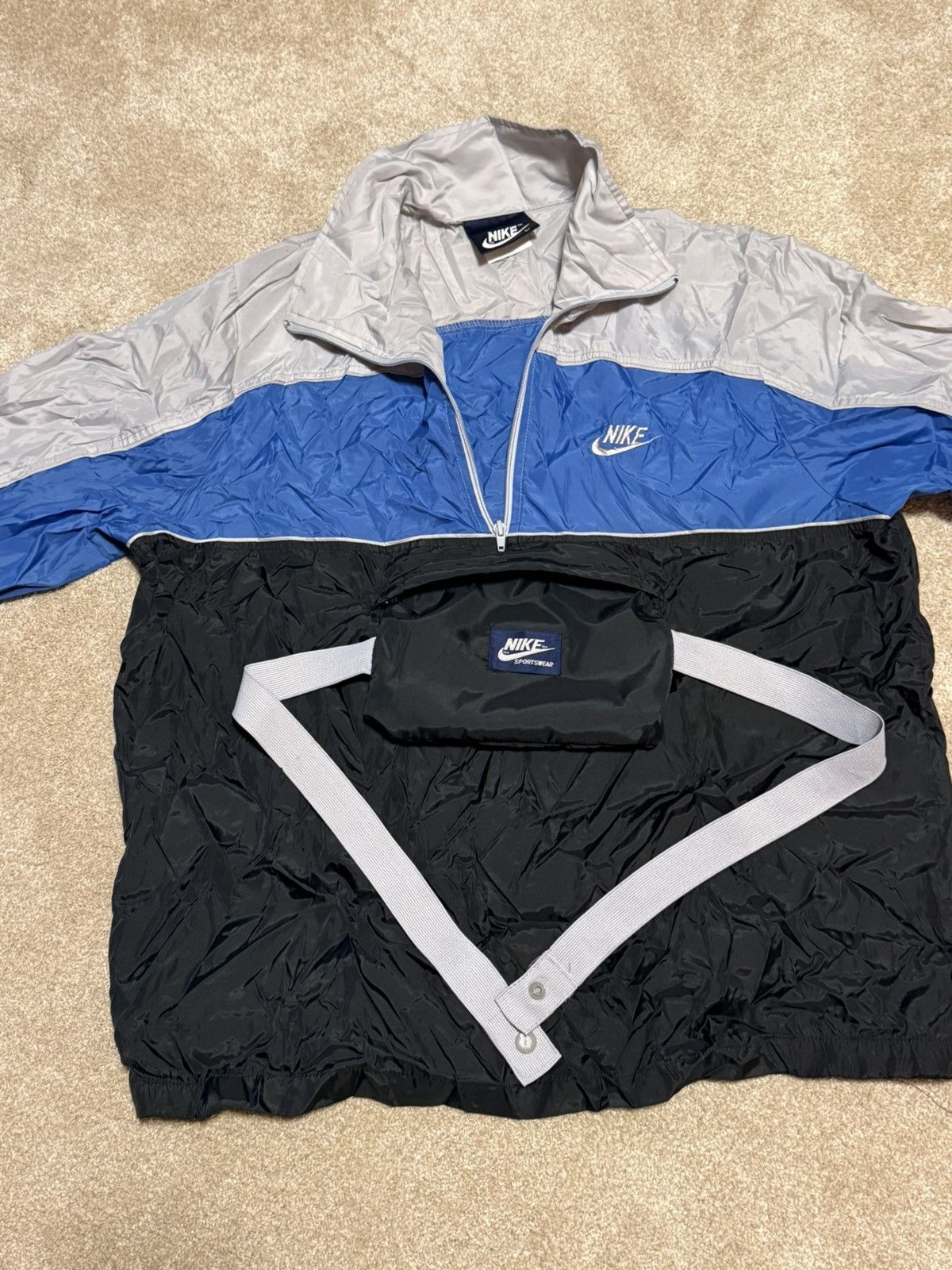 Nike RARE. NIKE windbreaker fannypack Size US L / EU 52-54 / 3 - 1 Thumbnail