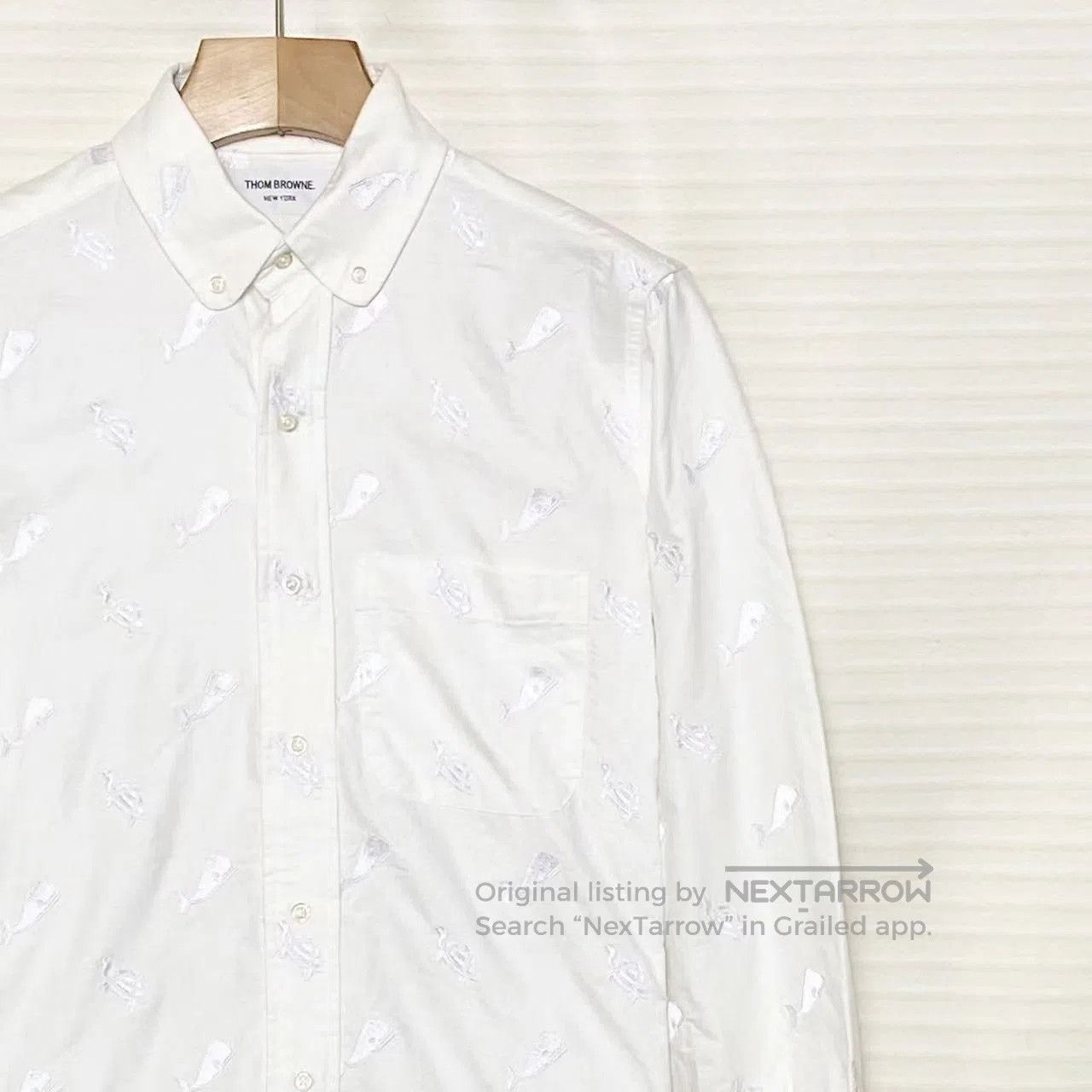 Thom Browne TB Embroidered Shirt Size 2. Size US M / EU 48-50 / 2 - 3 Thumbnail