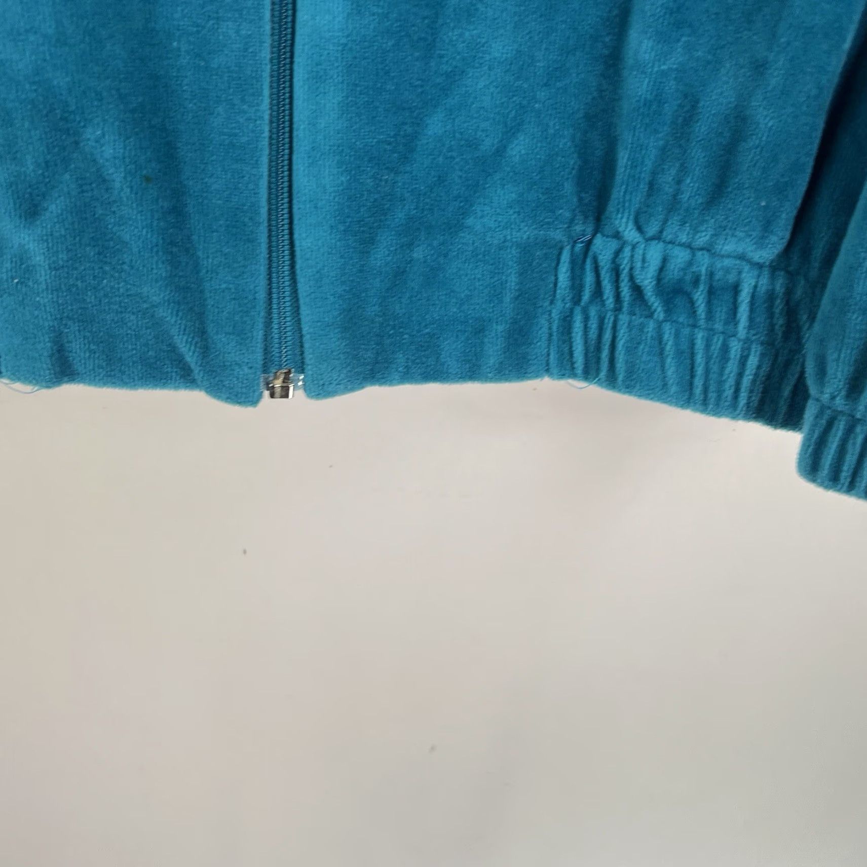 Vintage VINTAGE Southern Stitches Metallic Embroidered Jacket Womens S/M Turquoise 90s Casual Size S / US 4 / IT 40 - 5 Thumbnail