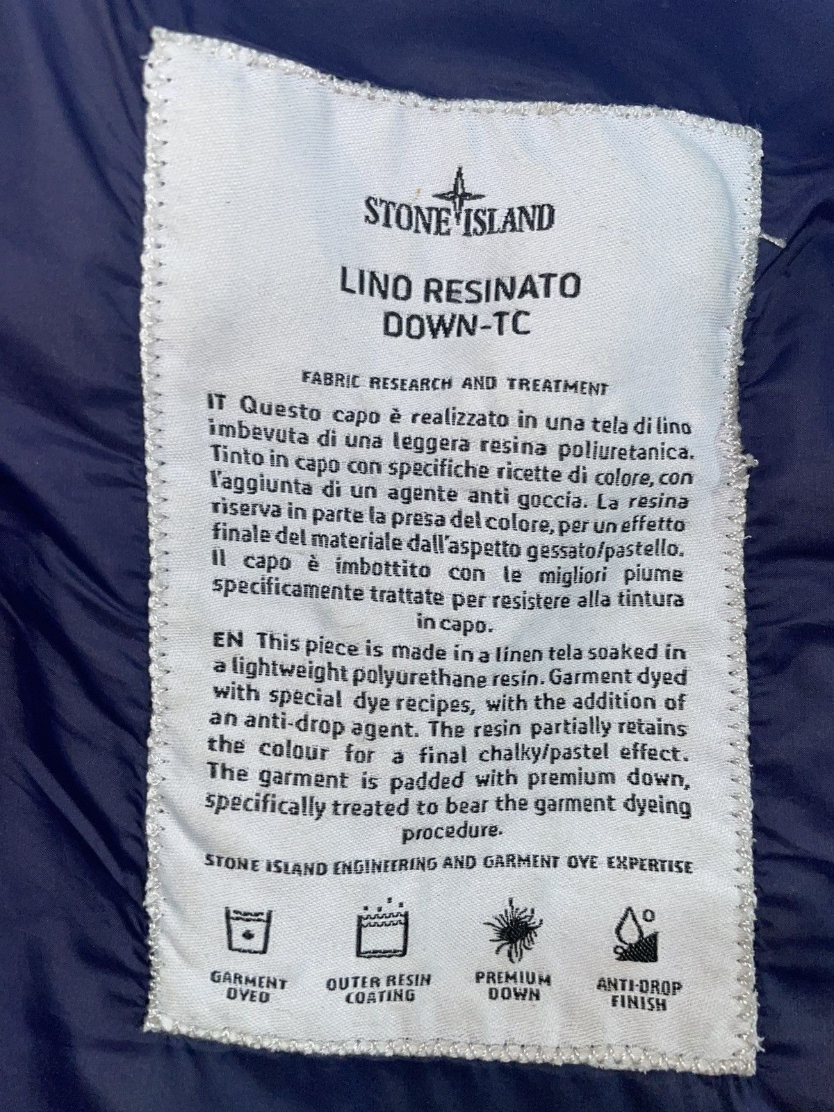 Stone Island Stone island Lino resinato Size US S / EU 44-46 / 1 - 8 Thumbnail