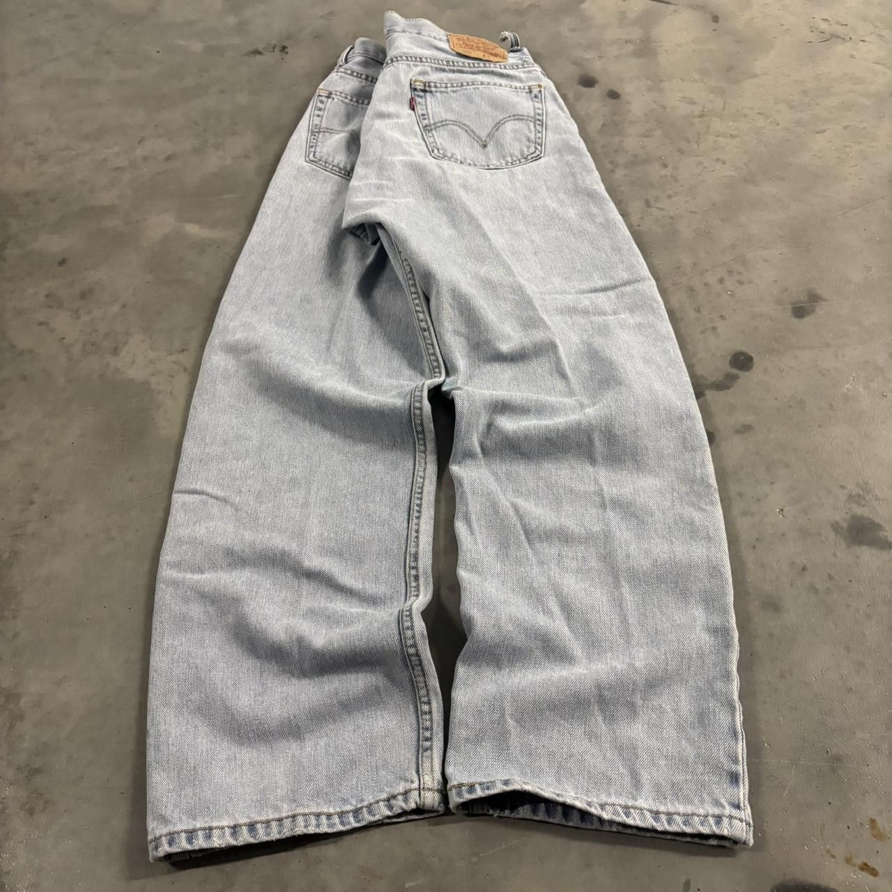 Levi's Crazy Vintage Y2K/2000s Light Wash Levis Essential Denim Jeans! 34x30 Size US 34 / EU 50 - 4 Thumbnail