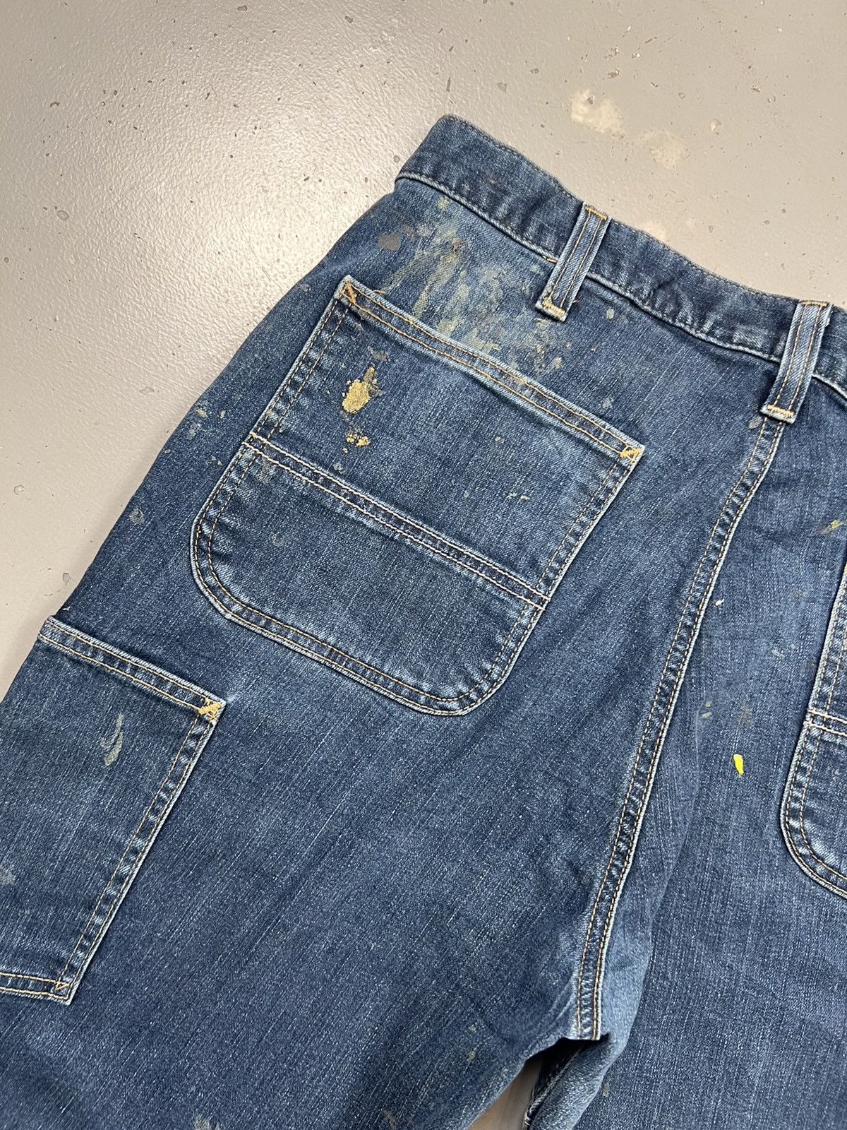 Carhartt Vintage Carhartt double knee paint splatter workwear denim Size US 38 / EU 54 - 16 Thumbnail