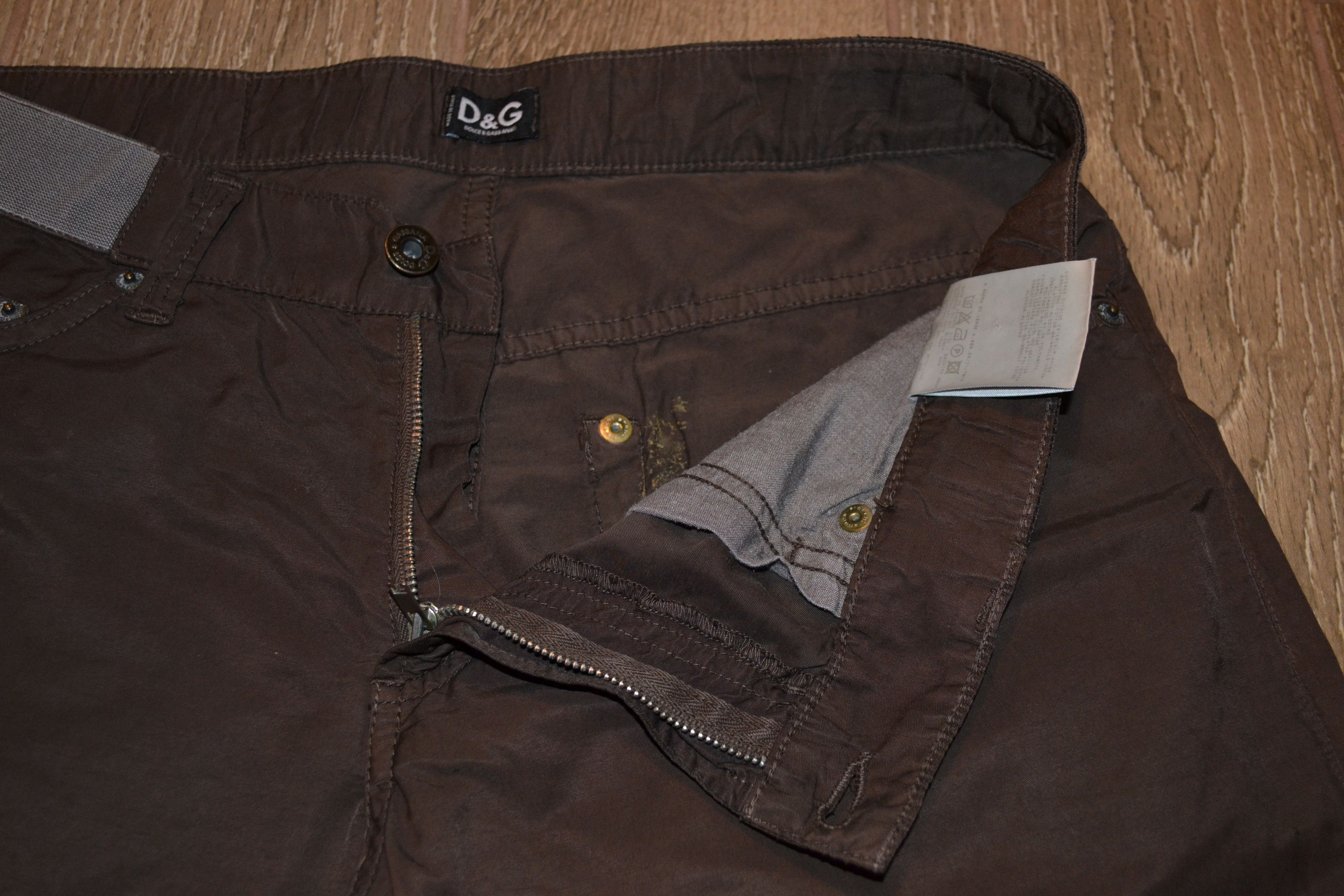 Dolce & Gabbana Vintage D&G Dolce Gabbana Brown Pants W32 M / L – Y2K Style Size 32" / US 10 / IT 46 - 4 Thumbnail