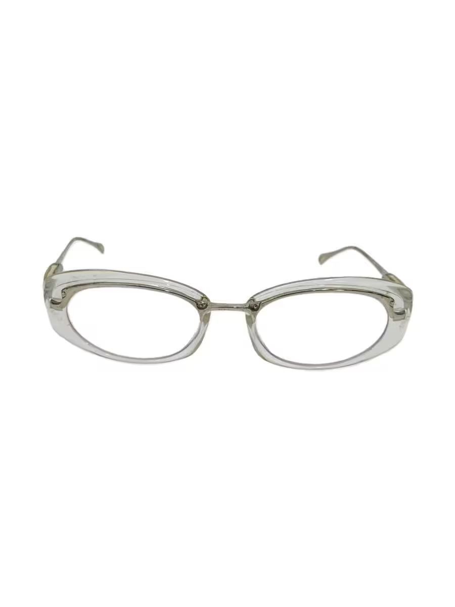 Pre-owned Jean Paul Gaultier Archive Transparent Metal Glasses In Clear