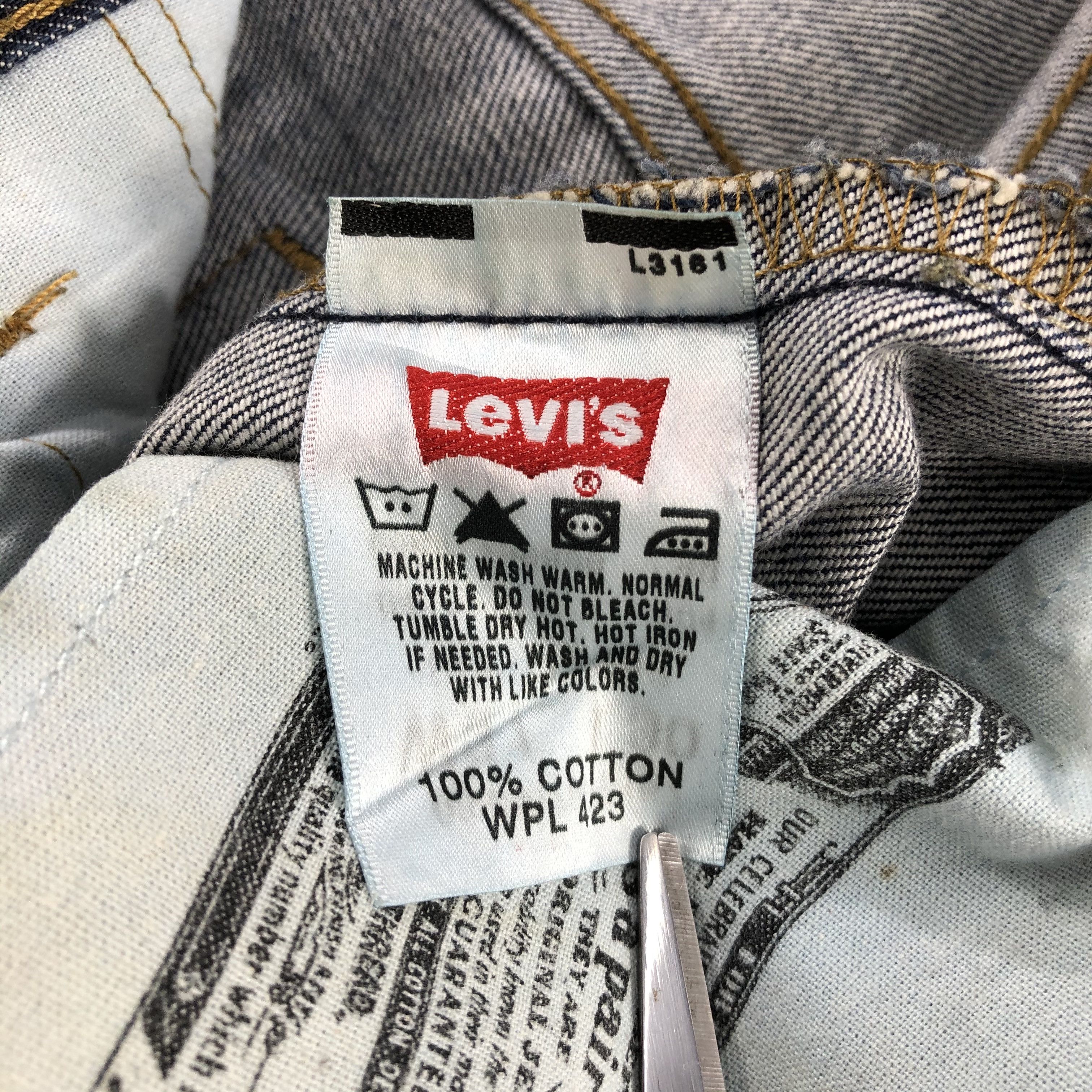 Levi's Vintage 90s Levis 501 Jeans-J1818 Size US 33 - 10 Thumbnail