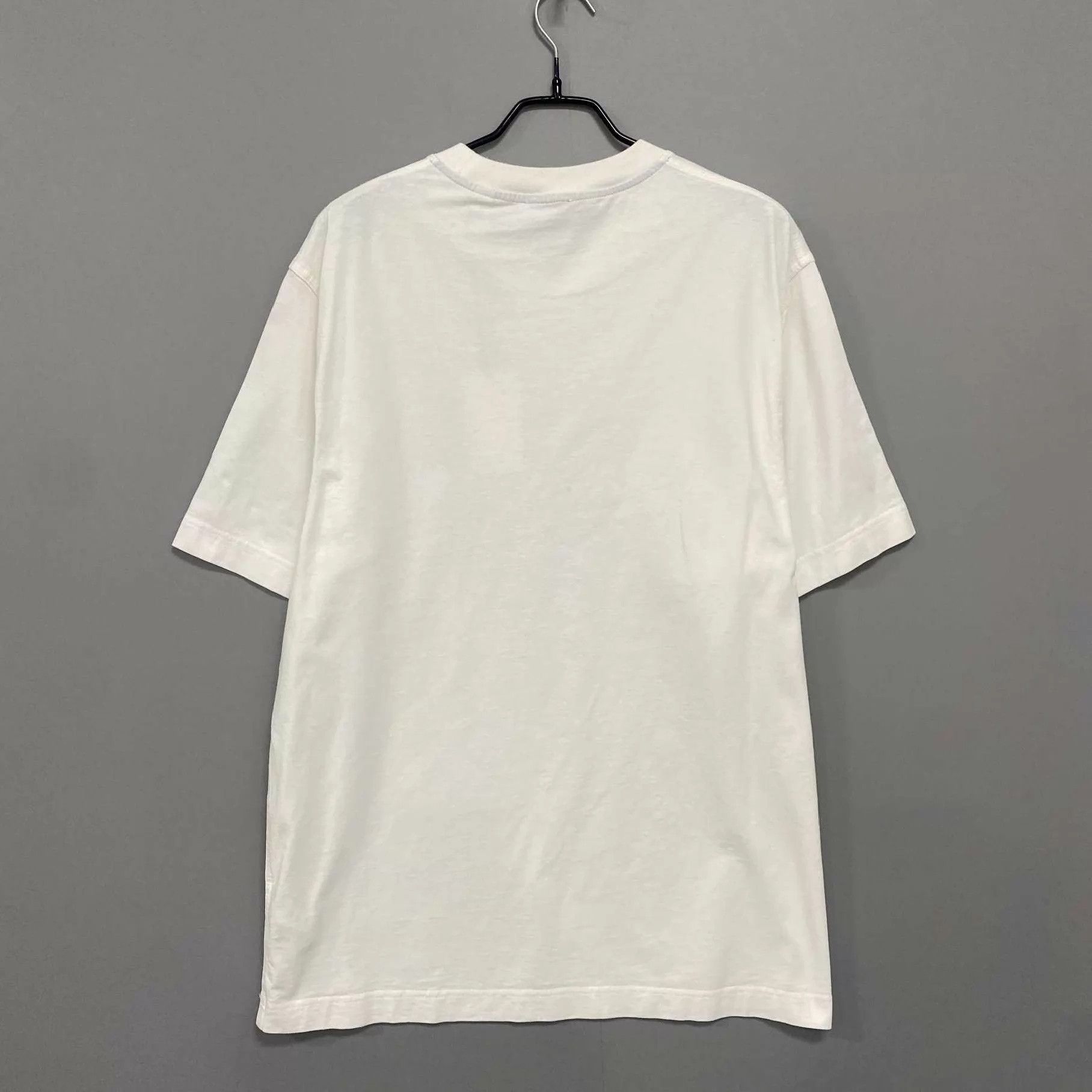 Burberry Burberry White Horseferry Applique SS Tee L Size US L / EU 52-54 / 3 - 3 Thumbnail
