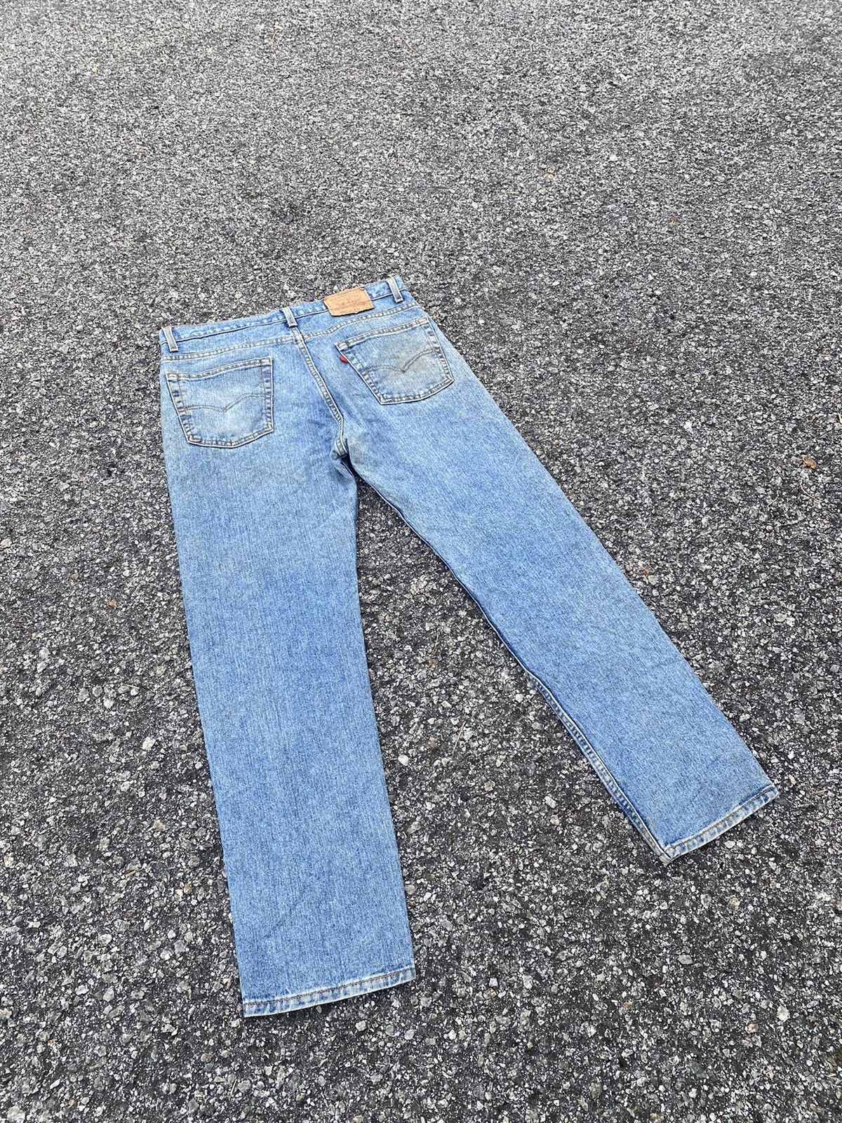 Levi's × Vintage Vintage Levis 505 Single R Straight Cutting Size US 36 / EU 52 - 7 Thumbnail