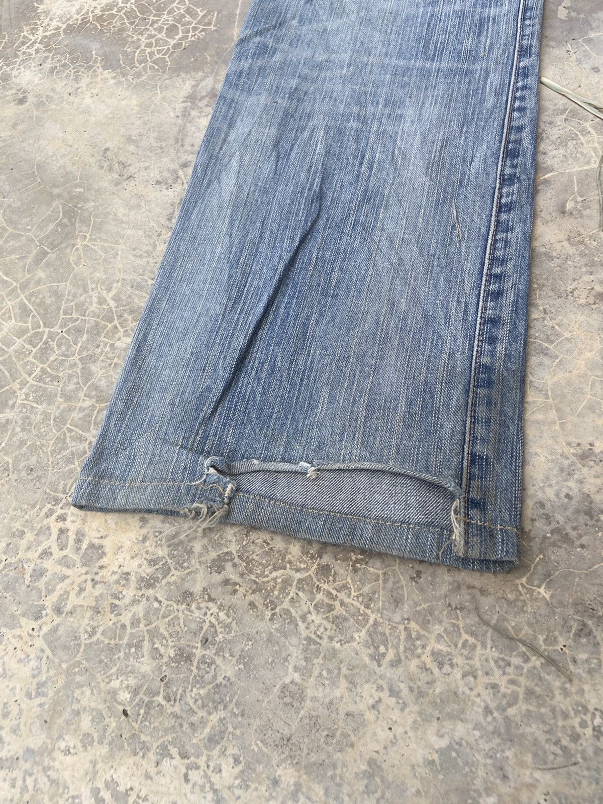 Edwin Edwin XV Repaired Distressed Denim Jeans Size US 31 - 7 Thumbnail