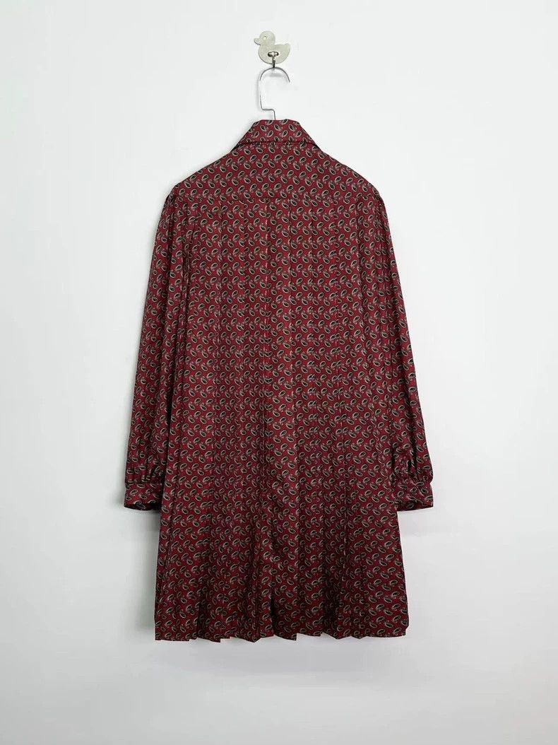Balenciaga Balenciaga size 34 Burgundy cashew flower logo print full Size S / US 4 / IT 40 - 2 Thumbnail