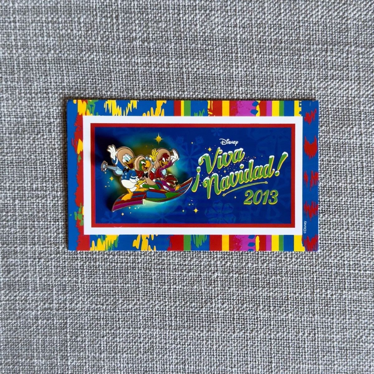 Disney Disneyland Viva Navidad The Three Caballeros Pin Donald Size ONE SIZE - 1 Thumbnail