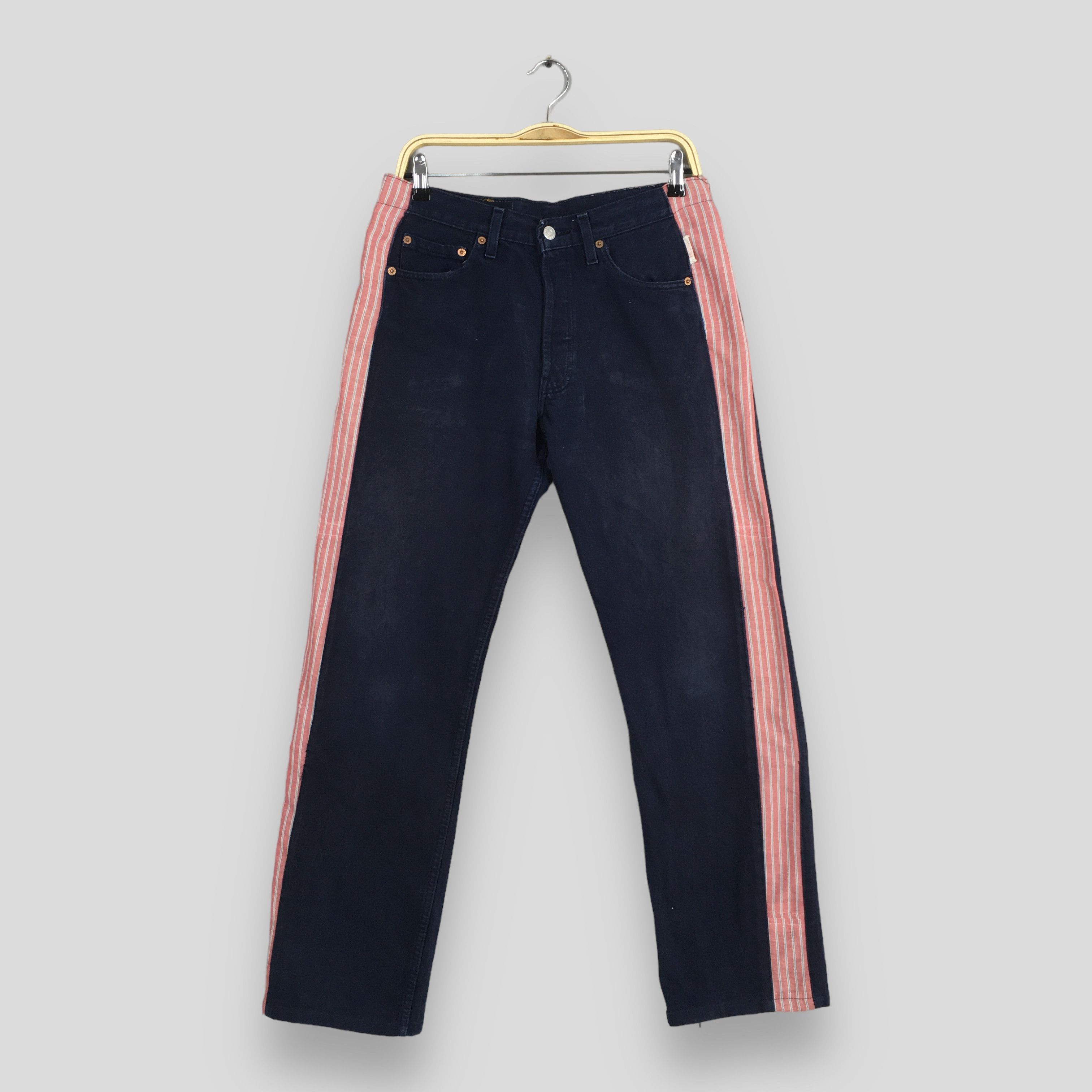 Levi's Size 29x30 Vintage 90s Levi's 501 Faded Blue Jeans S1435 Size US 29 - 1 Thumbnail