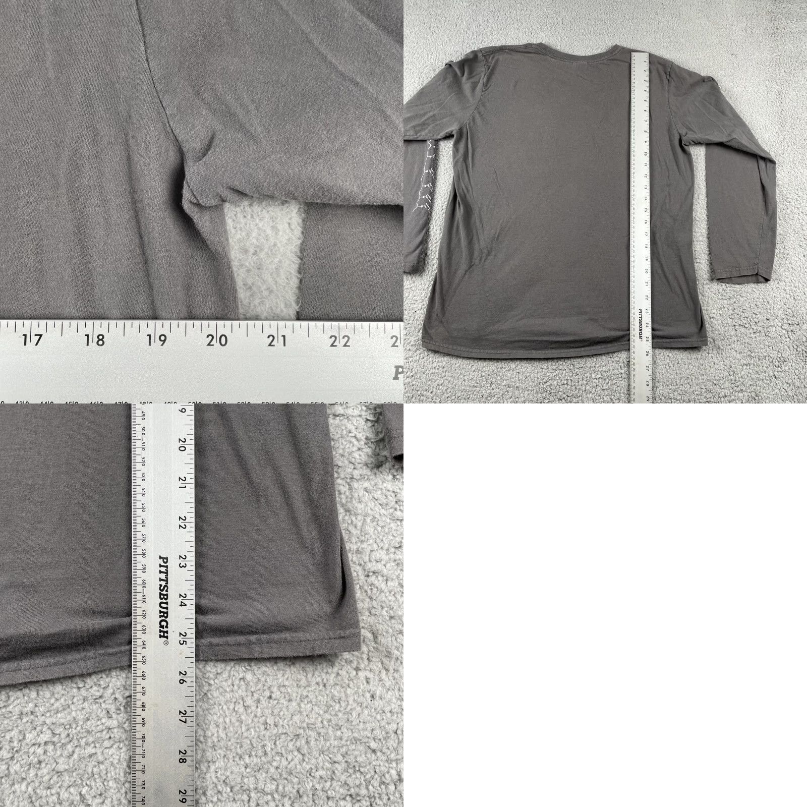 Gildan Philmont Scout Ranch Cimarron New Mexico Long Sleeve T-Shirt Shirt Mens Large Gray Cotton Crew Neck Size US L / EU 52-54 / 3 - 9 Thumbnail