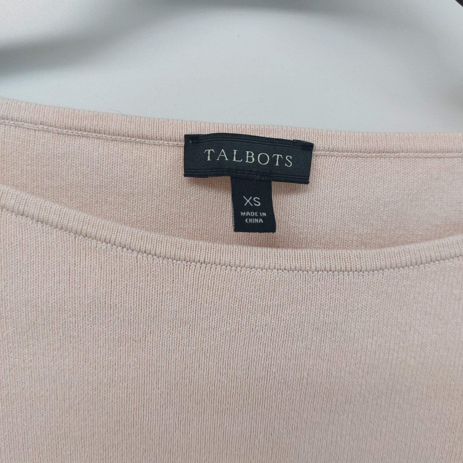 Other Talbots Pink Sweater Pullover Scalloped Shirt Top Pink Sz XS Size XS / US 0-2 / IT 36-38 - 3 Thumbnail