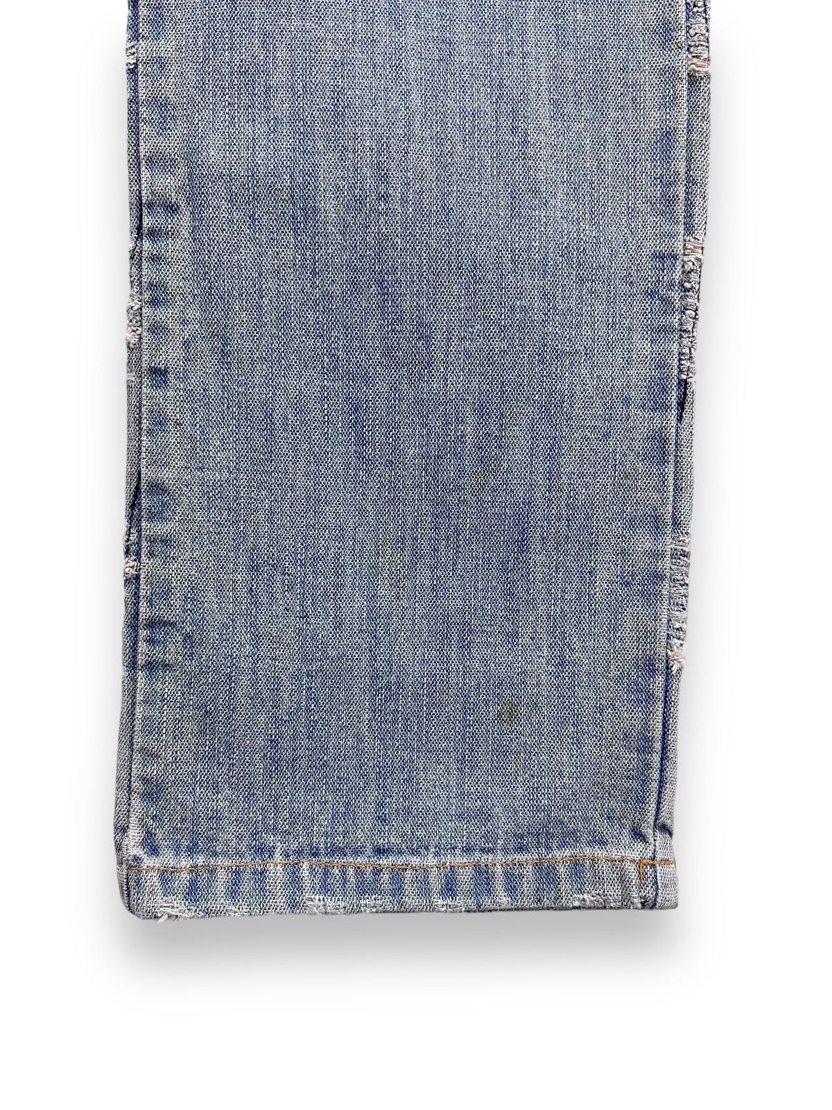 Japanese Brand 🔥RARE🔥Vtg GUMU INTERNATIONAL Designer Distressed Lightwash Size US 32 / EU 48 - 13 Thumbnail