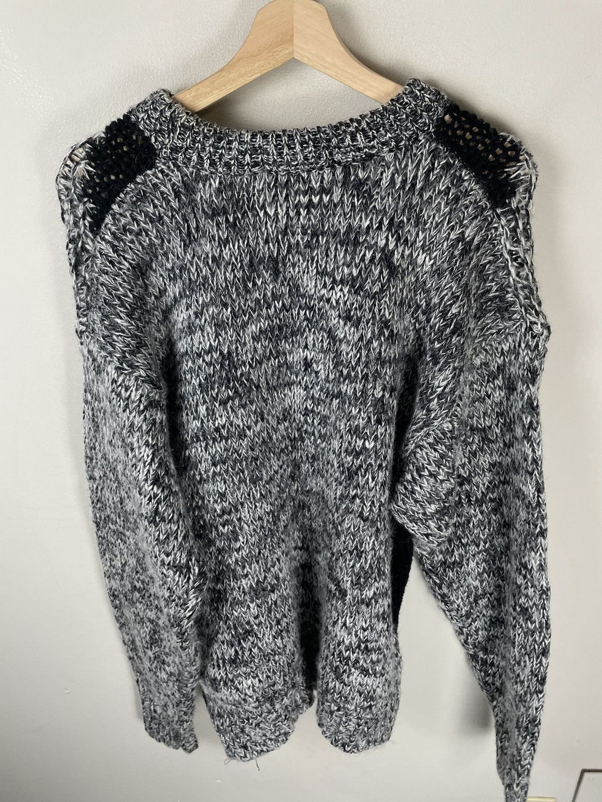 Vintage Vintage Alien Tuxedo Knit Sweater Size US XL / EU 56 / 4 - 1 Thumbnail