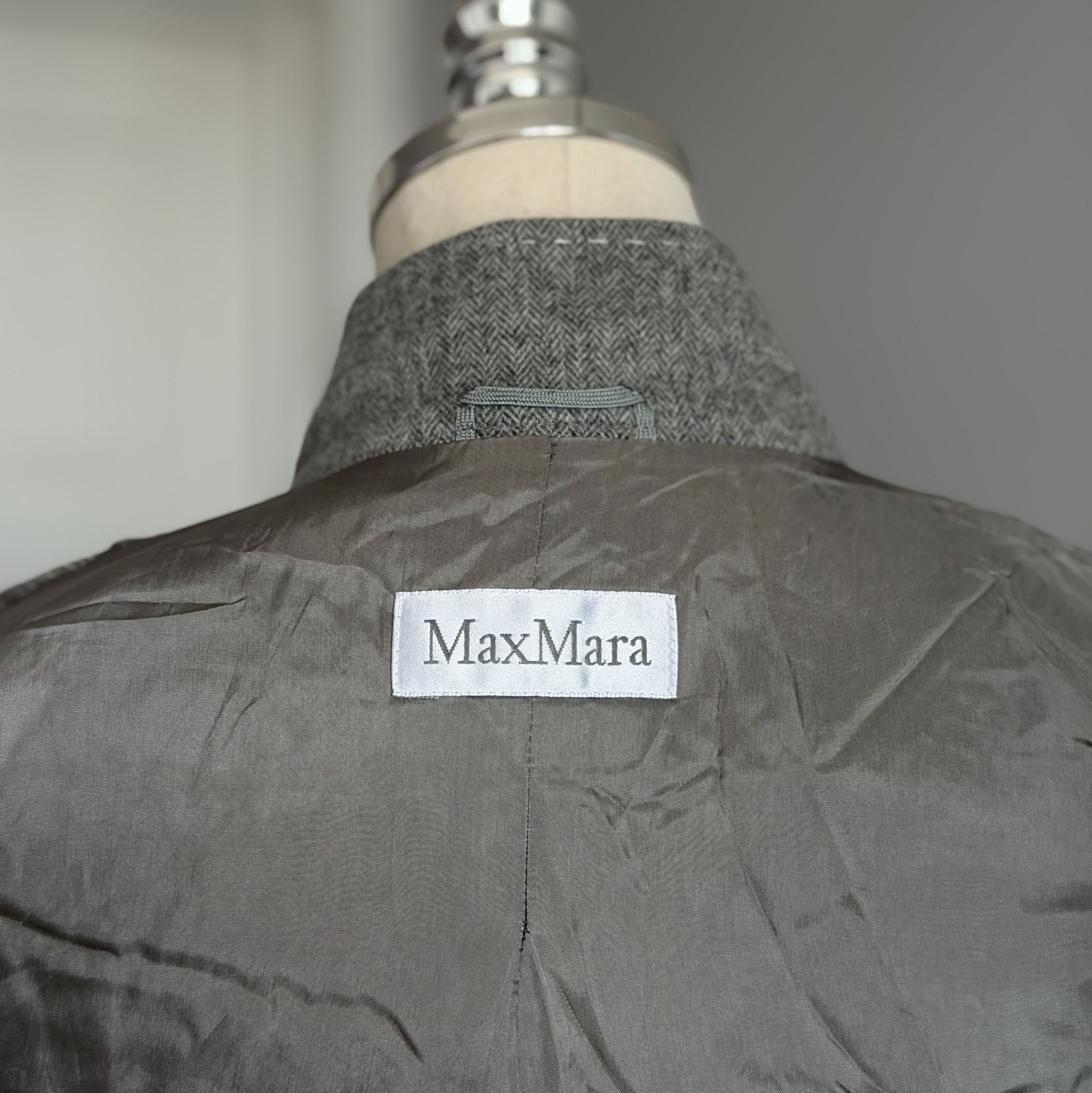 Max Mara MAX MARA Wool Angora Blazer Jacket 3 Button Luxury Brand Size L / US 10 / IT 46 - 11 Thumbnail