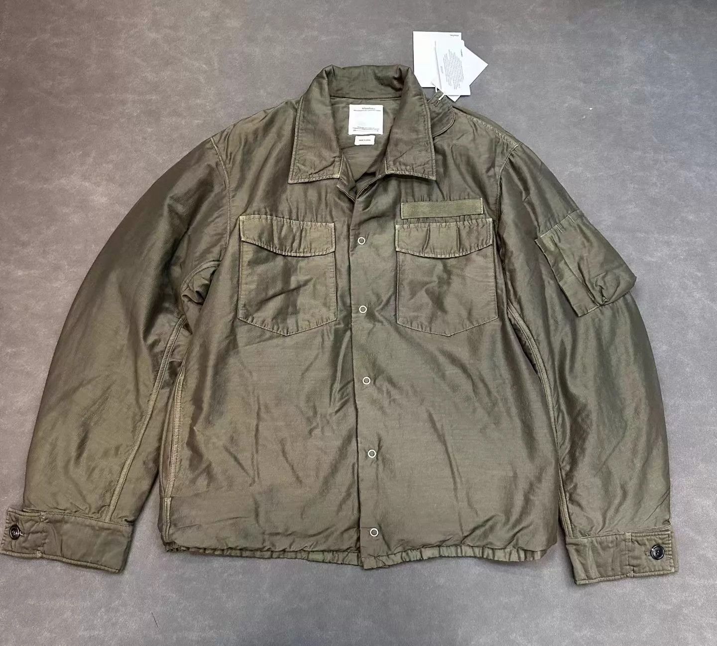 Visvim visvim 23aw Heli Crew Down Shirt Jkt olive 2 97new Size US M / EU 48-50 / 2 - 2 Thumbnail