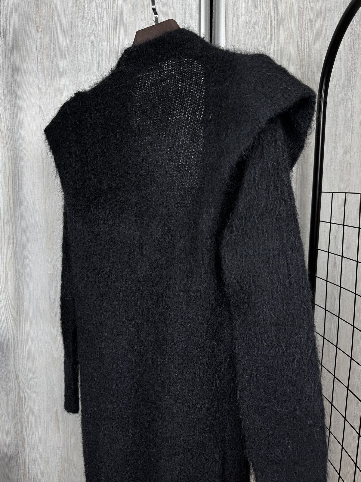 Allsaints AllSaints Milano Alpaca Blend Cardigan Black Long Size XS / US 0-2 / IT 36-38 - 9 Thumbnail