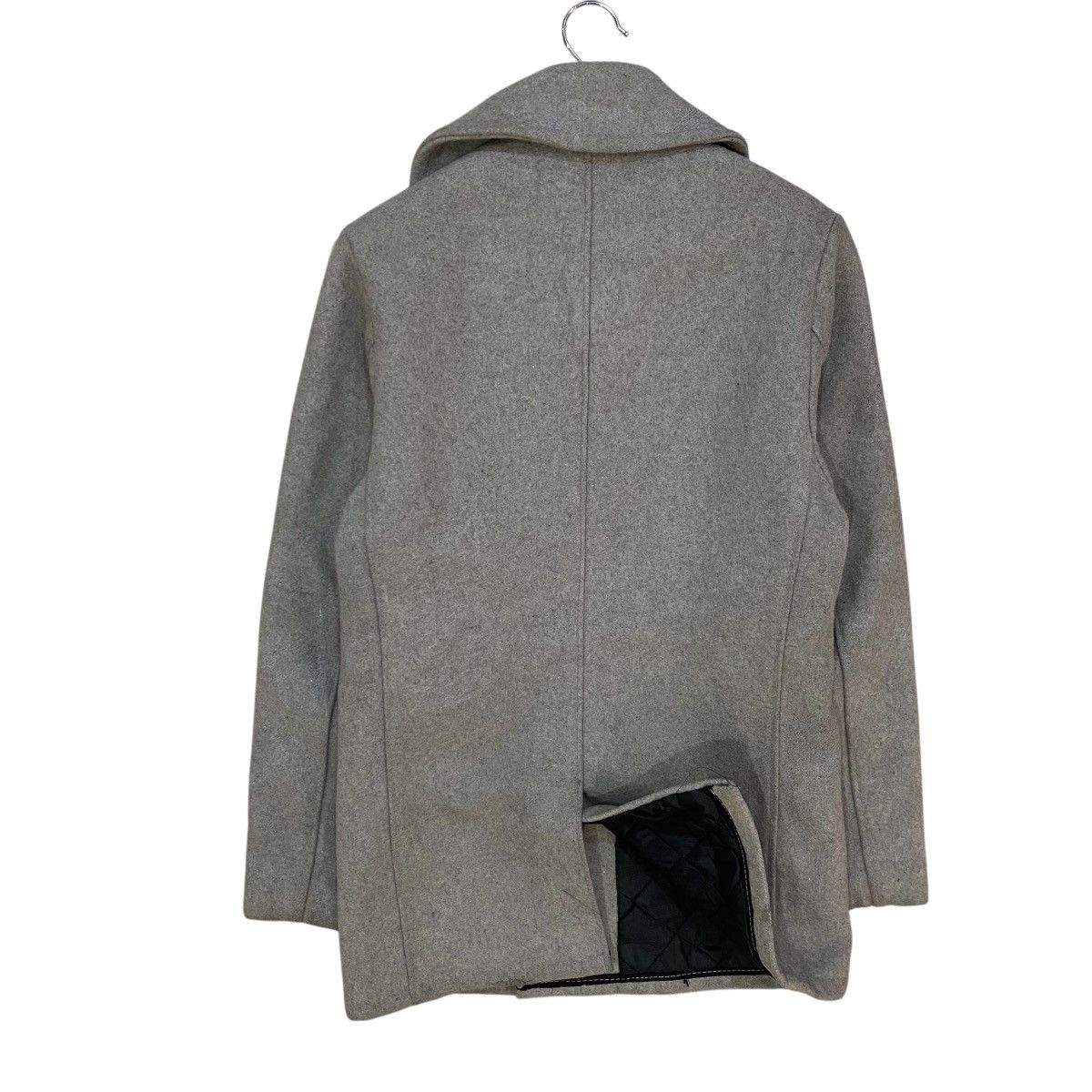 Schott 🔥VTG SCHOTT U.S. 740N PEA COAT GREY WOOL JACKET Size US S / EU 44-46 / 1 - 7 Thumbnail