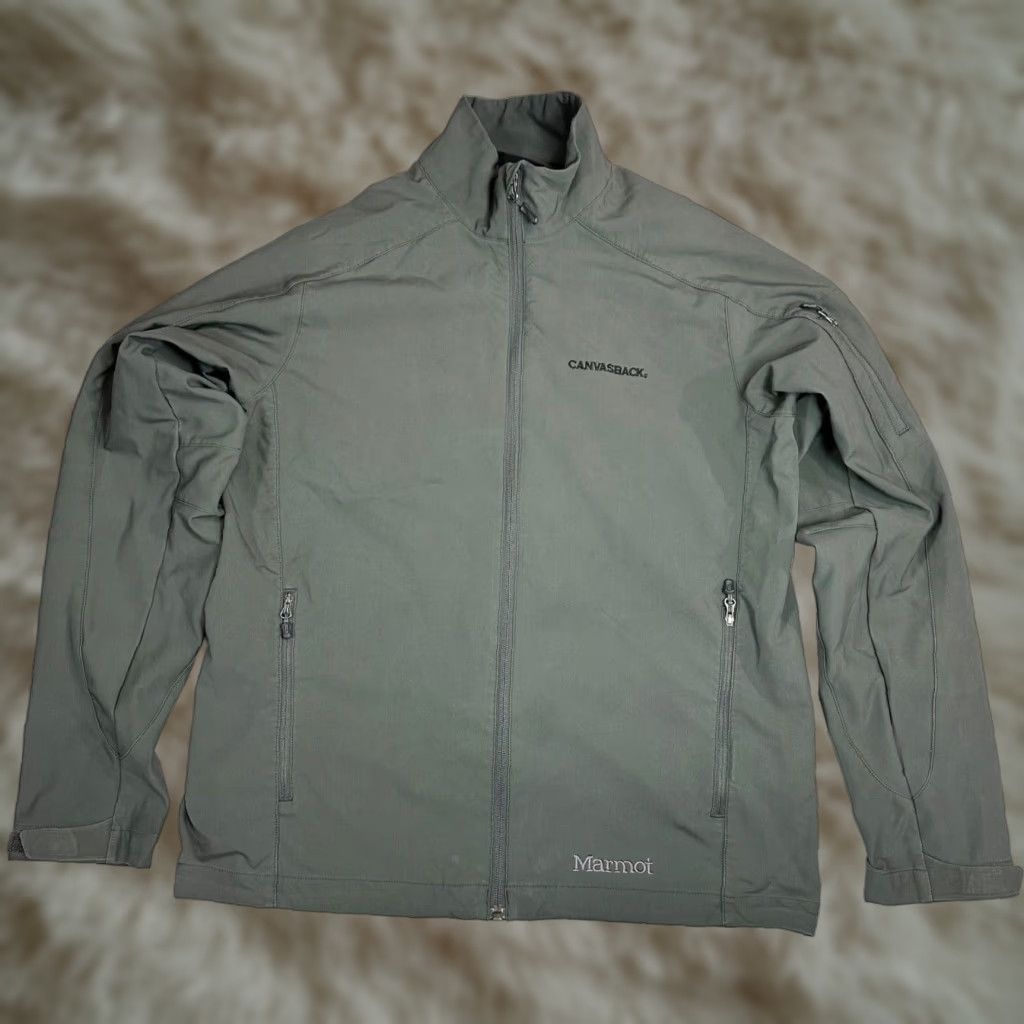 Marmot Marmot Womens Front Zip Light Jacket M Gray Pockets Logo Size M / US 6-8 / IT 42-44 - 1 Thumbnail