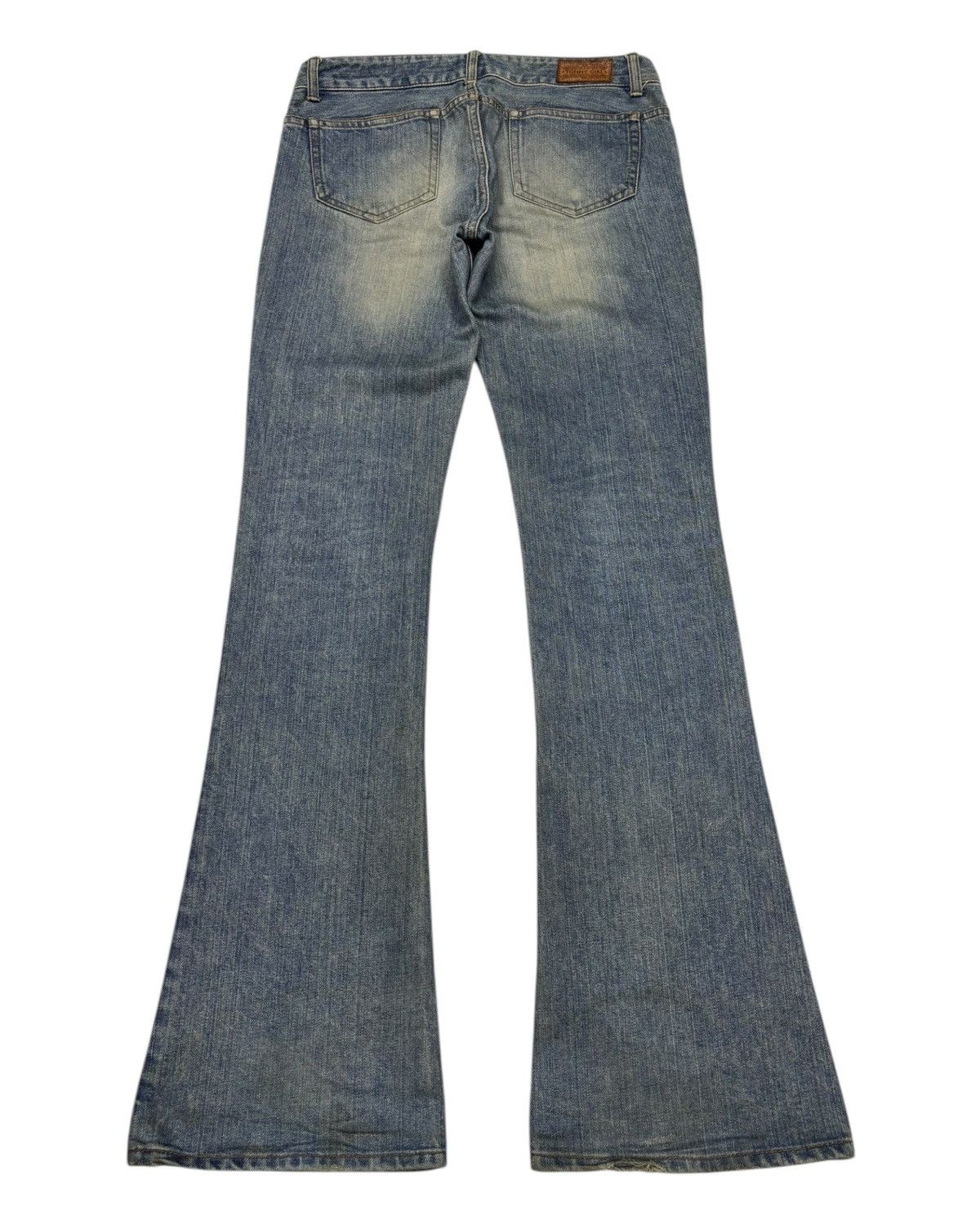 If Six Was Nine Flare Jeans Vintage Japanese Tommy Girl Distressed Bootcut Size 29" - 2 Thumbnail