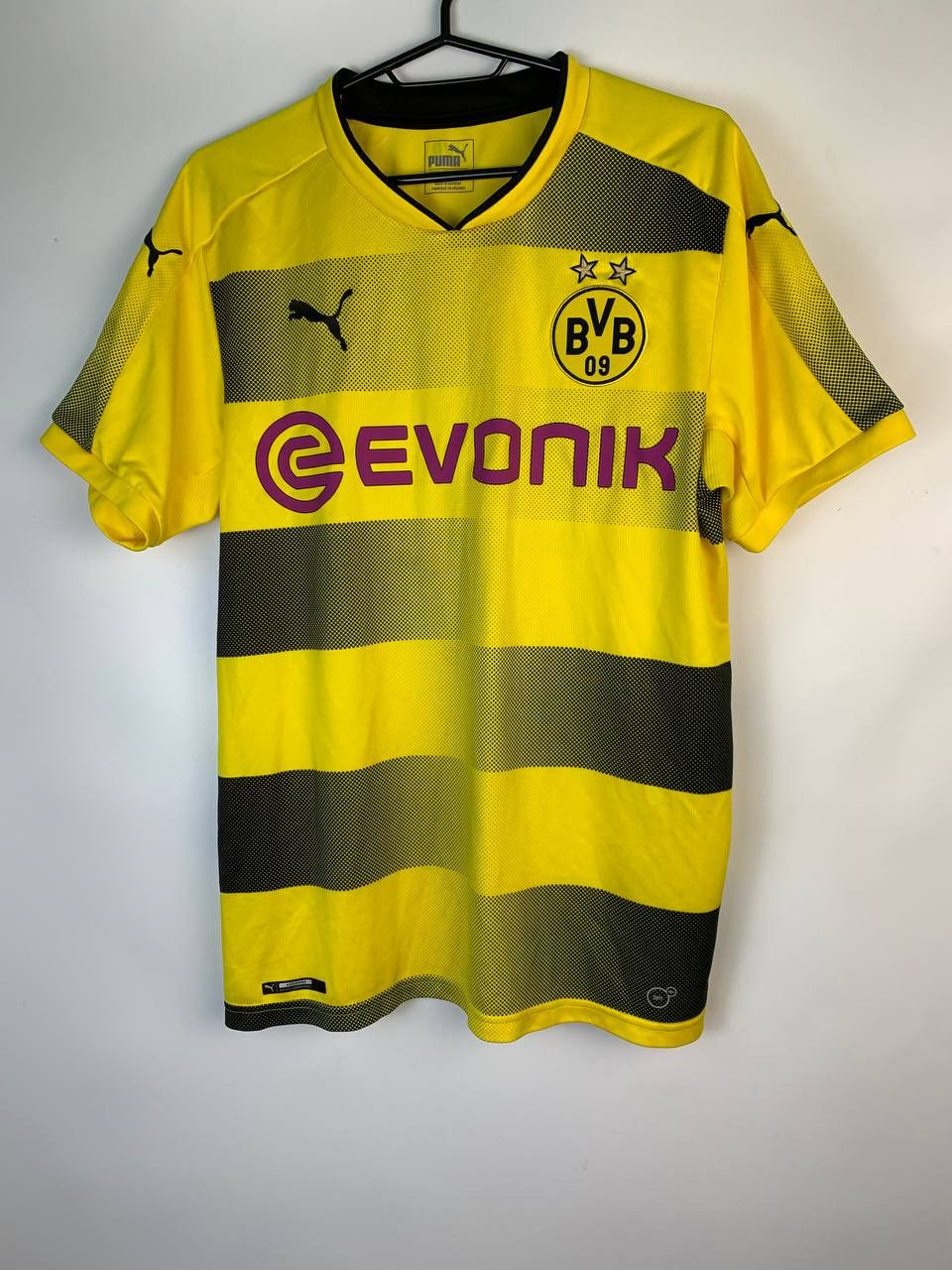 Puma BORUSSIA DORTMUND 2017 2018 HOME FOOTBALL SHIRT REUS Size US M / EU 48-50 / 2 - 1 Thumbnail