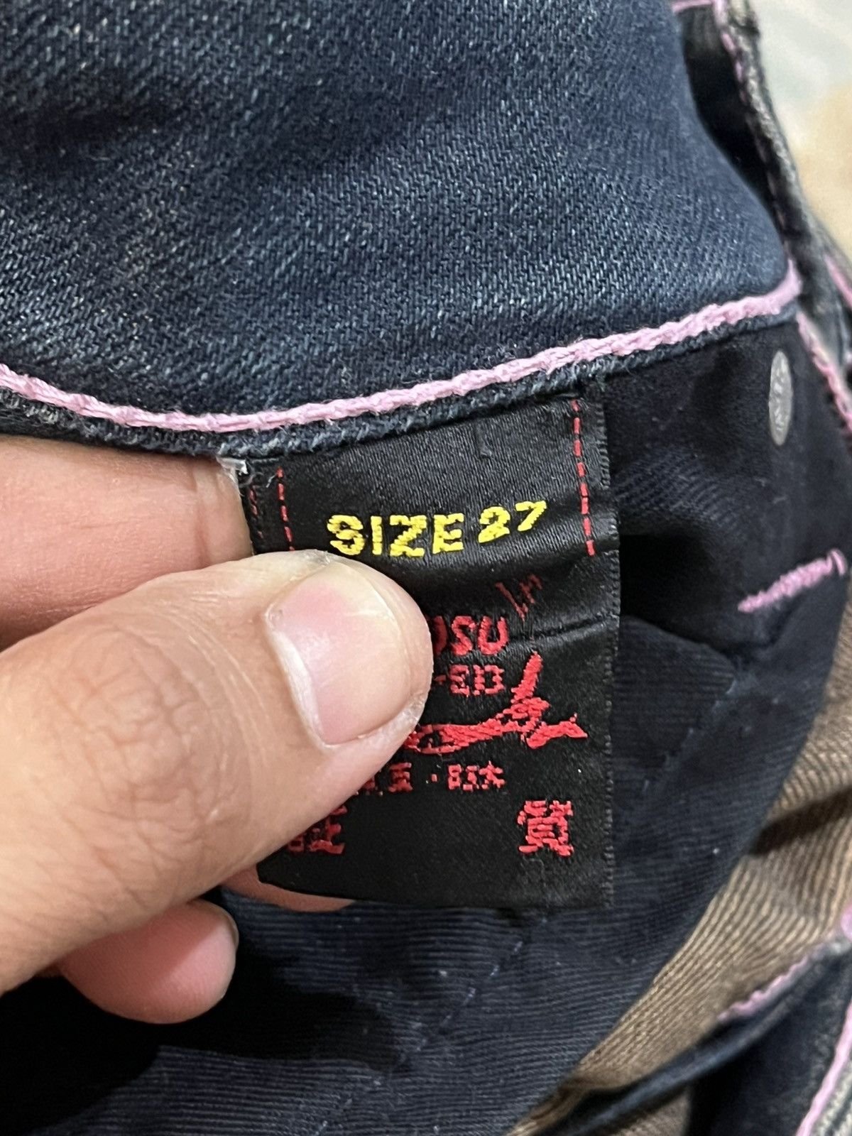 Evisu × Vintage Vintage Evisu EU.ED Distressed Mudwash Denim Size US 31 - 10 Thumbnail