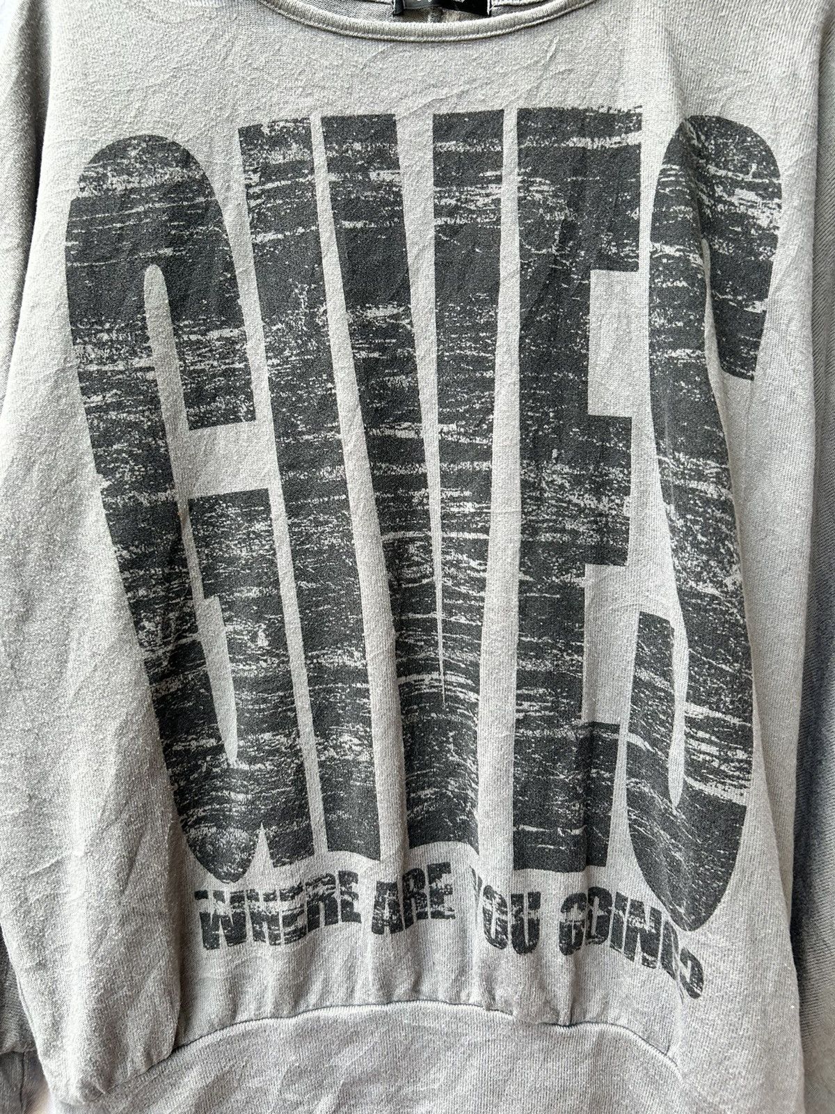 Japanese Brand × Vintage 💸BINDINGOFFERSly bomber japanese knit poem style longsleeve Size US L / EU 52-54 / 3 - 3 Thumbnail