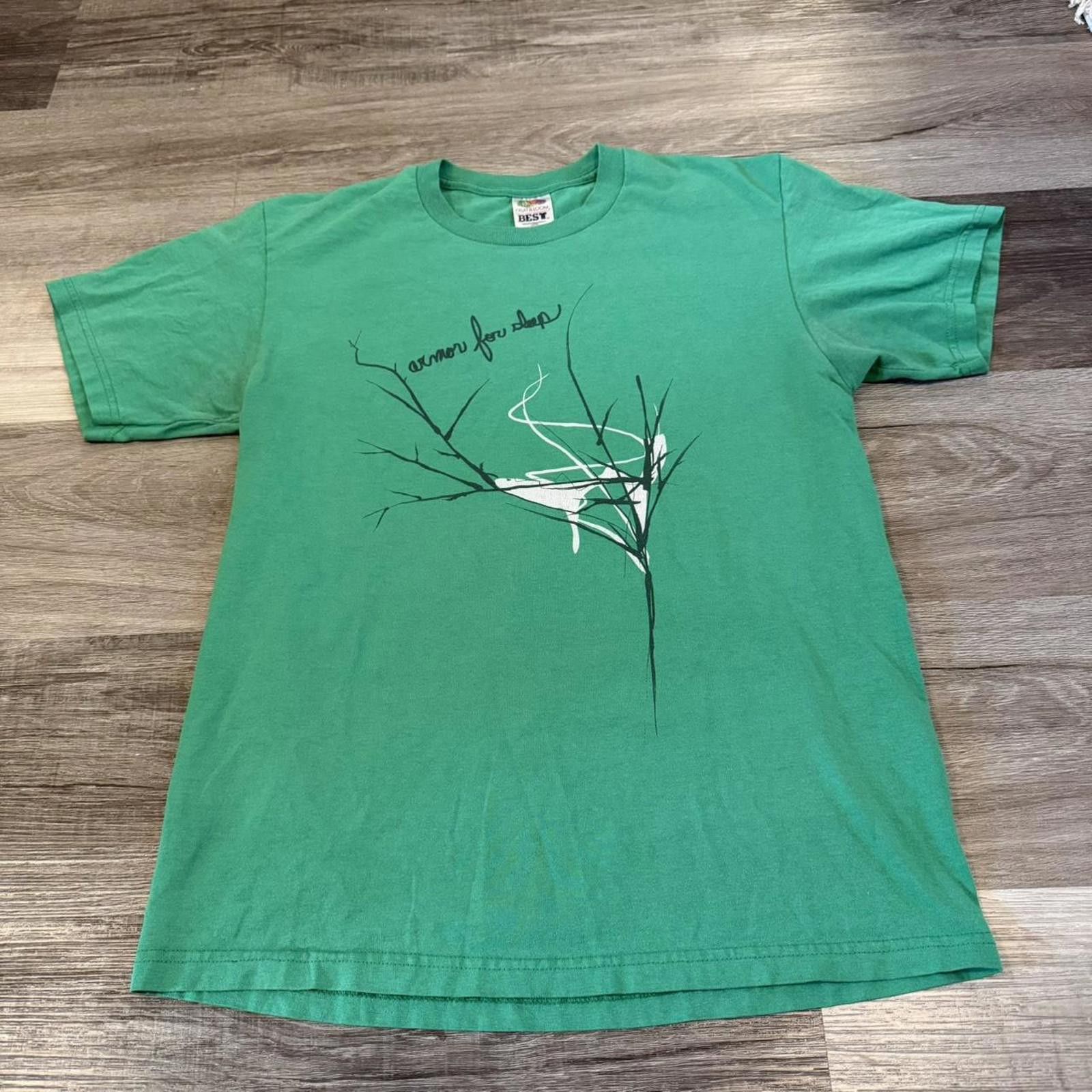 Fruit Of The Loom vintage armor for sleep t shirt 00s M emo screamo Size US M / EU 48-50 / 2 - 3 Thumbnail
