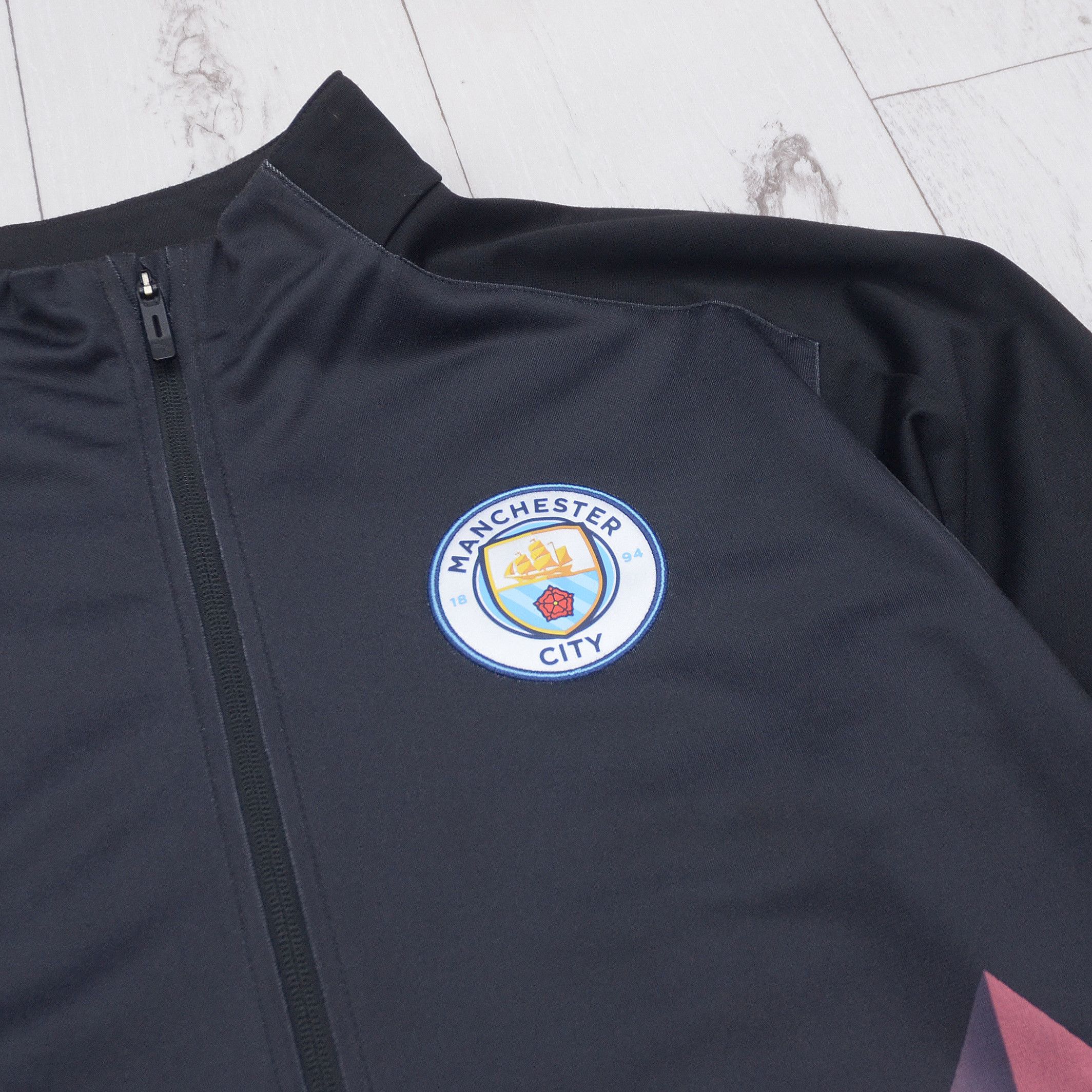 Puma Manchester City Puma Full Zip Sweater Soccer Footbal S Size US S / EU 44-46 / 1 - 5 Thumbnail