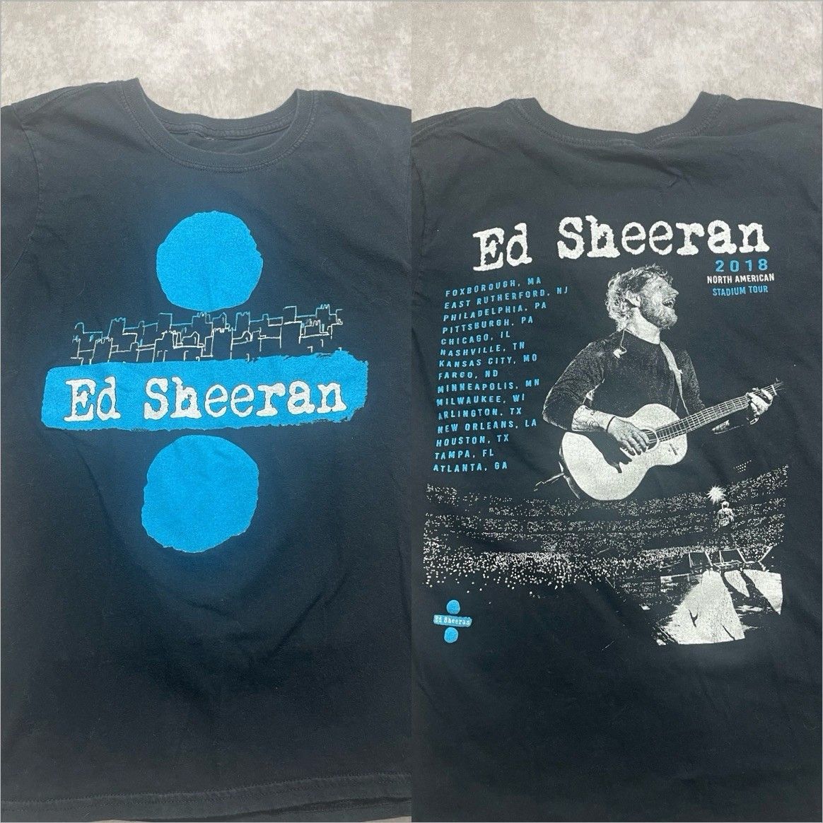 Other Ed Sheeran Divide Tour 2018 T-Shirt Women's Small Black Conc Size US S / EU 44-46 / 1 - 1 Thumbnail