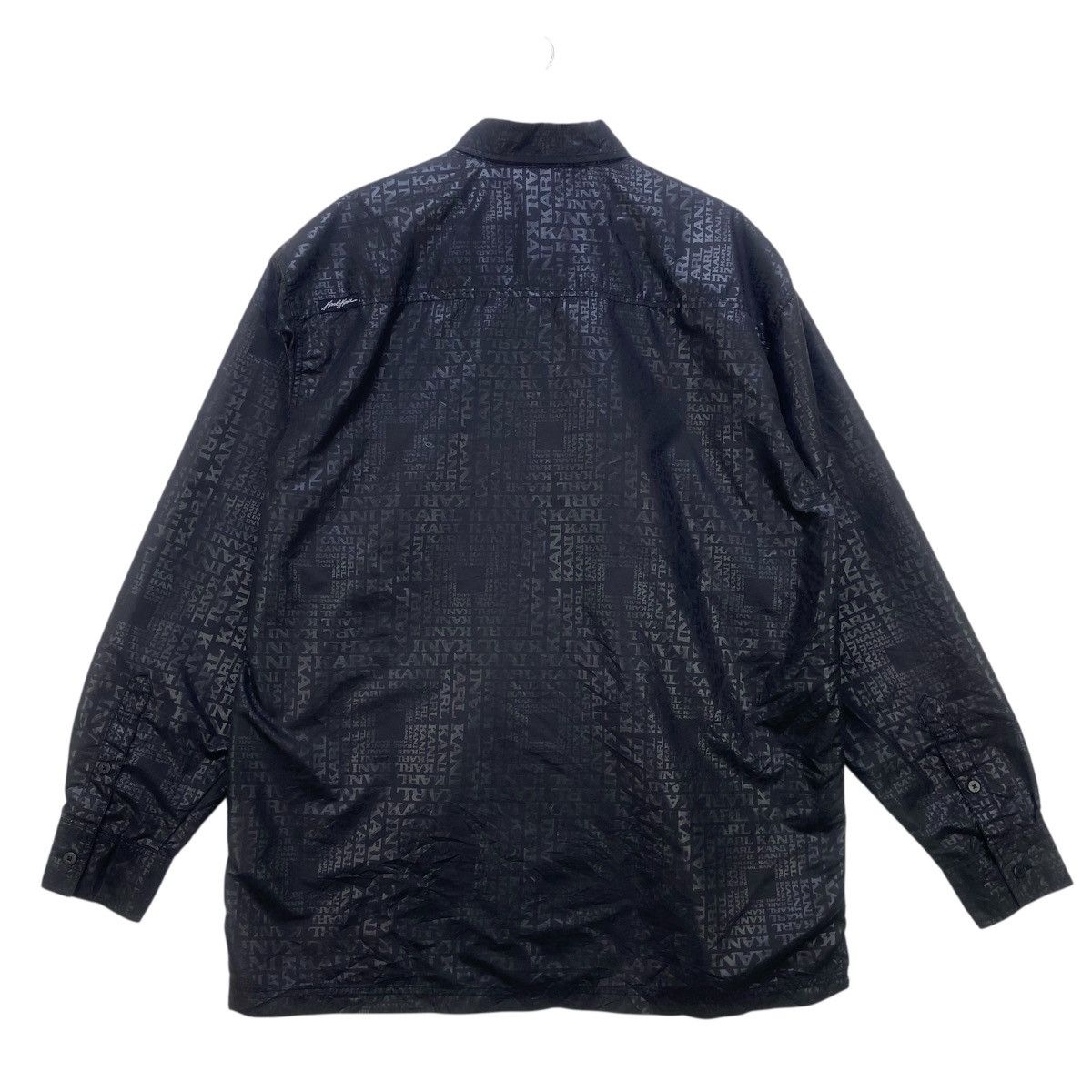 Karl Kani Karl Kani Full Print Monogram Polyester Shirt Size US XL / EU 56 / 4 - 2 Thumbnail