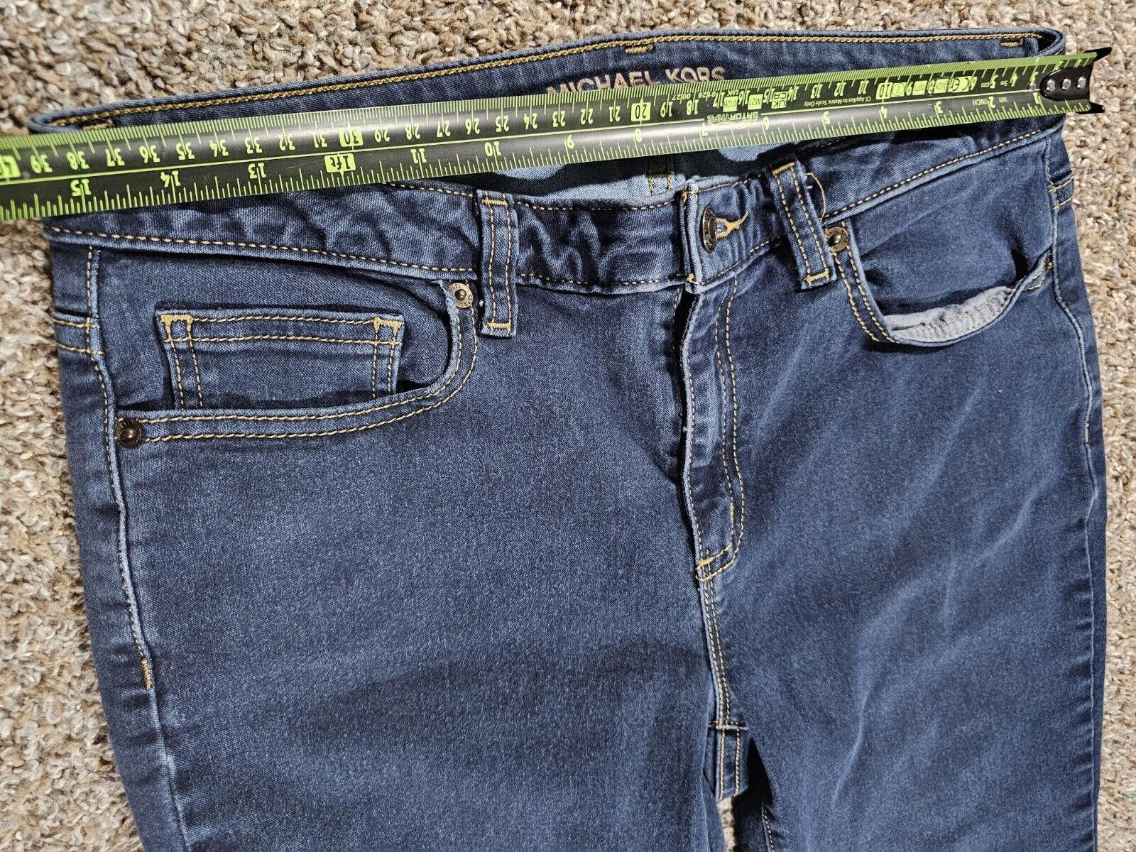 Michael Kors Michael Kors Womens Izzy Cropped Skinny Fit Jeans Size 8 Size 30" / US 8 / IT 44 - 4 Thumbnail