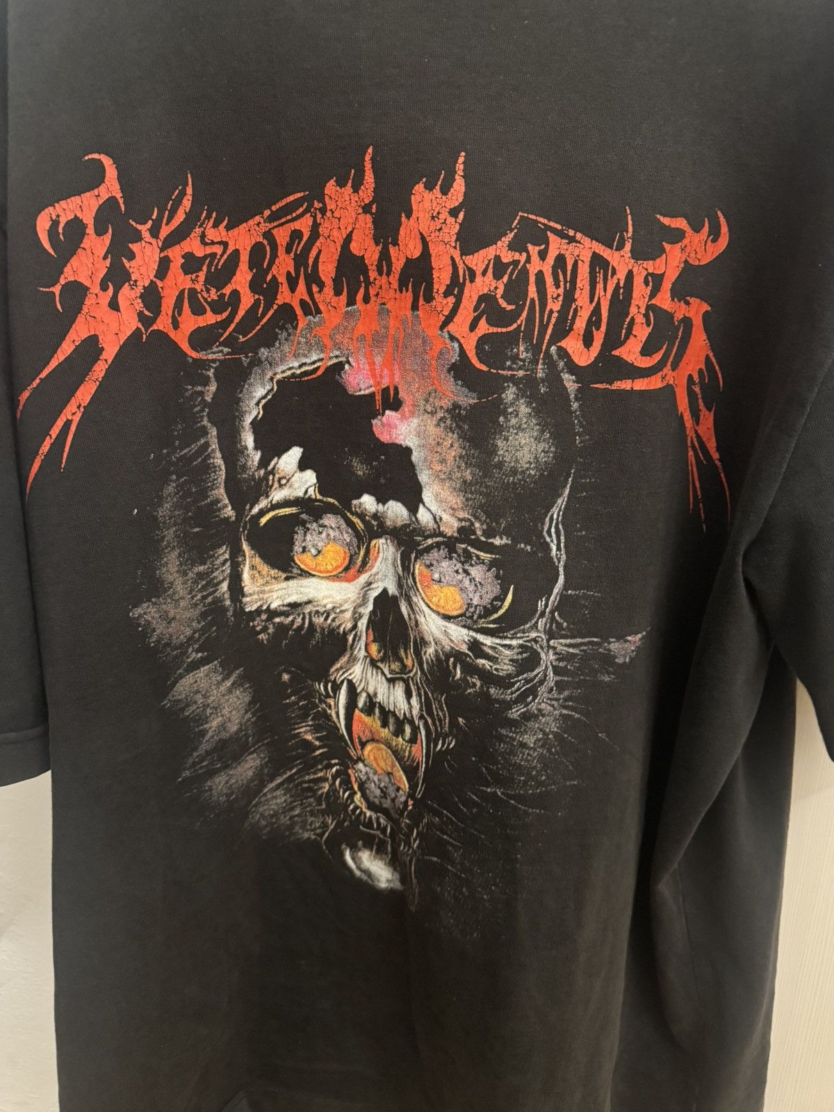 Vetements VETEMENTS SKULL HEAVY METAL T-SHIRT Size US XS / EU 42 / 0 - 3 Thumbnail