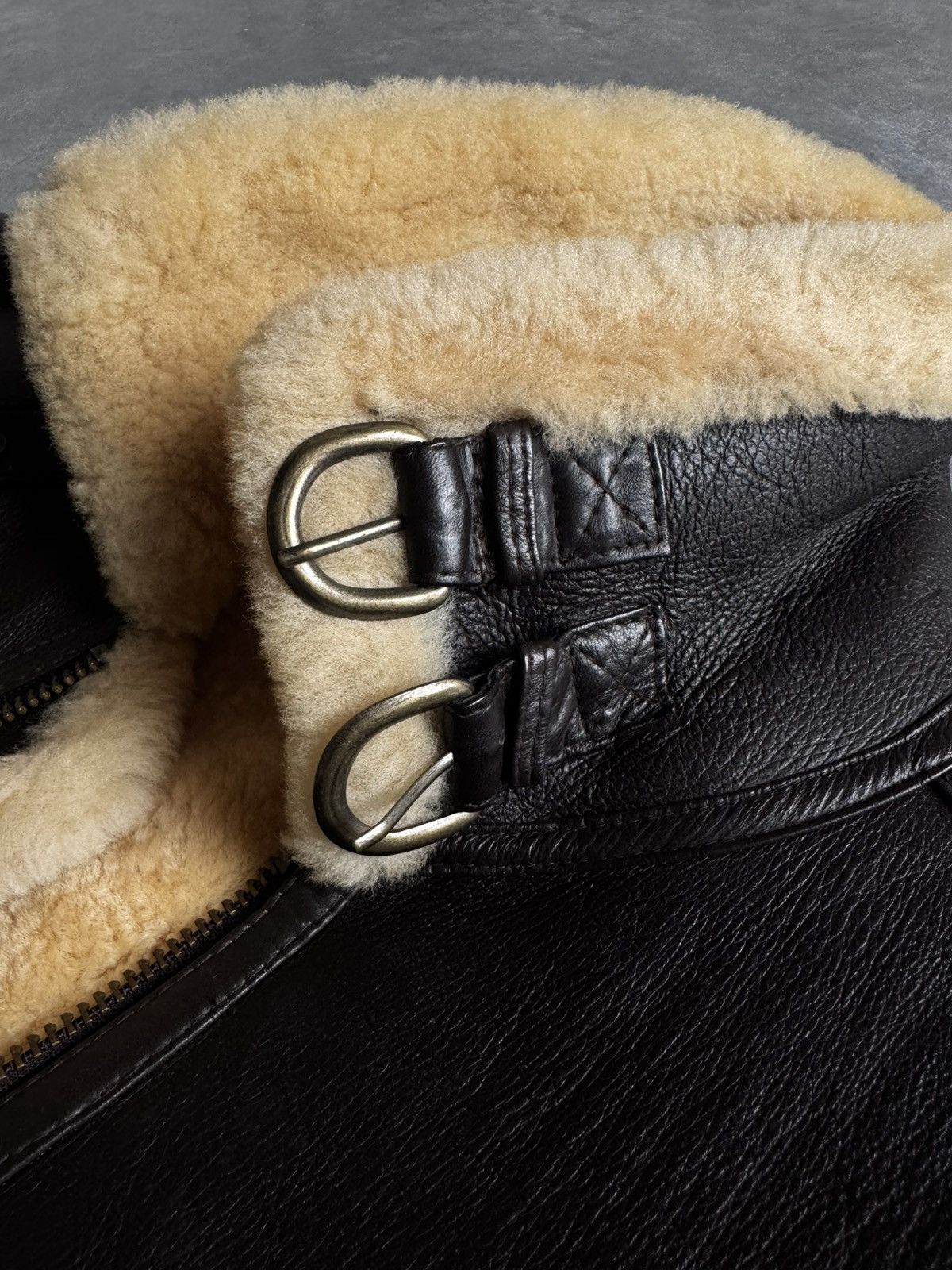 Other VINTAGE B-3 JACKET US AIRFORCE SHEEPSKIN Size US L / EU 52-54 / 3 - 7 Thumbnail