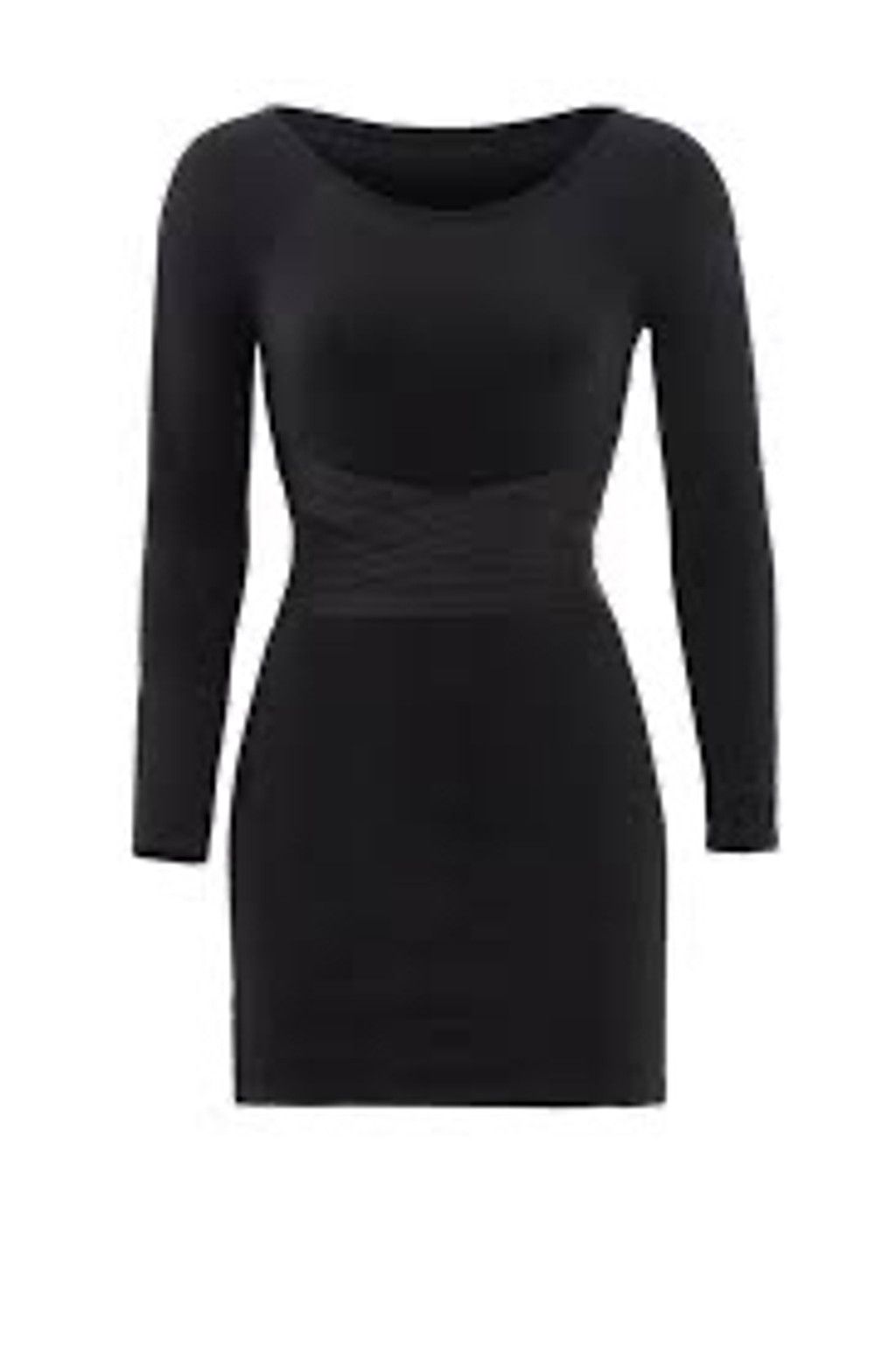 Bebe Elizabeth and James Black Long-Sleeve Mesh Panel Dress - XS Size XS / US 0-2 / IT 36-38 - 3 Thumbnail