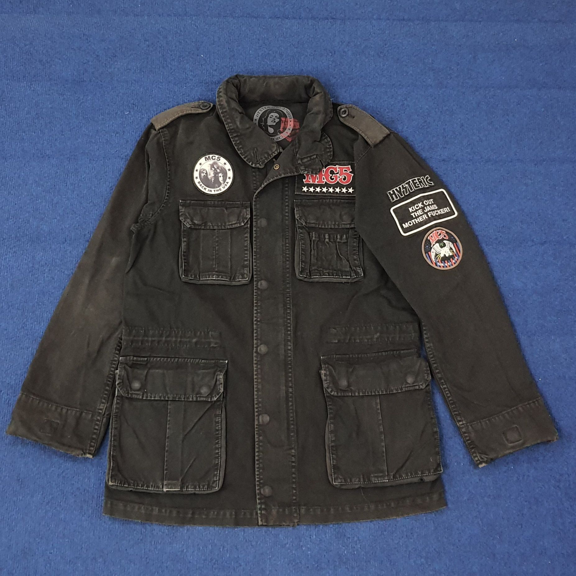 Hysteric Glamour Vintage Hysteric Glamour Patches Custom Logo Jacket C224N27 Size US S / EU 44-46 / 1 - 1 Thumbnail