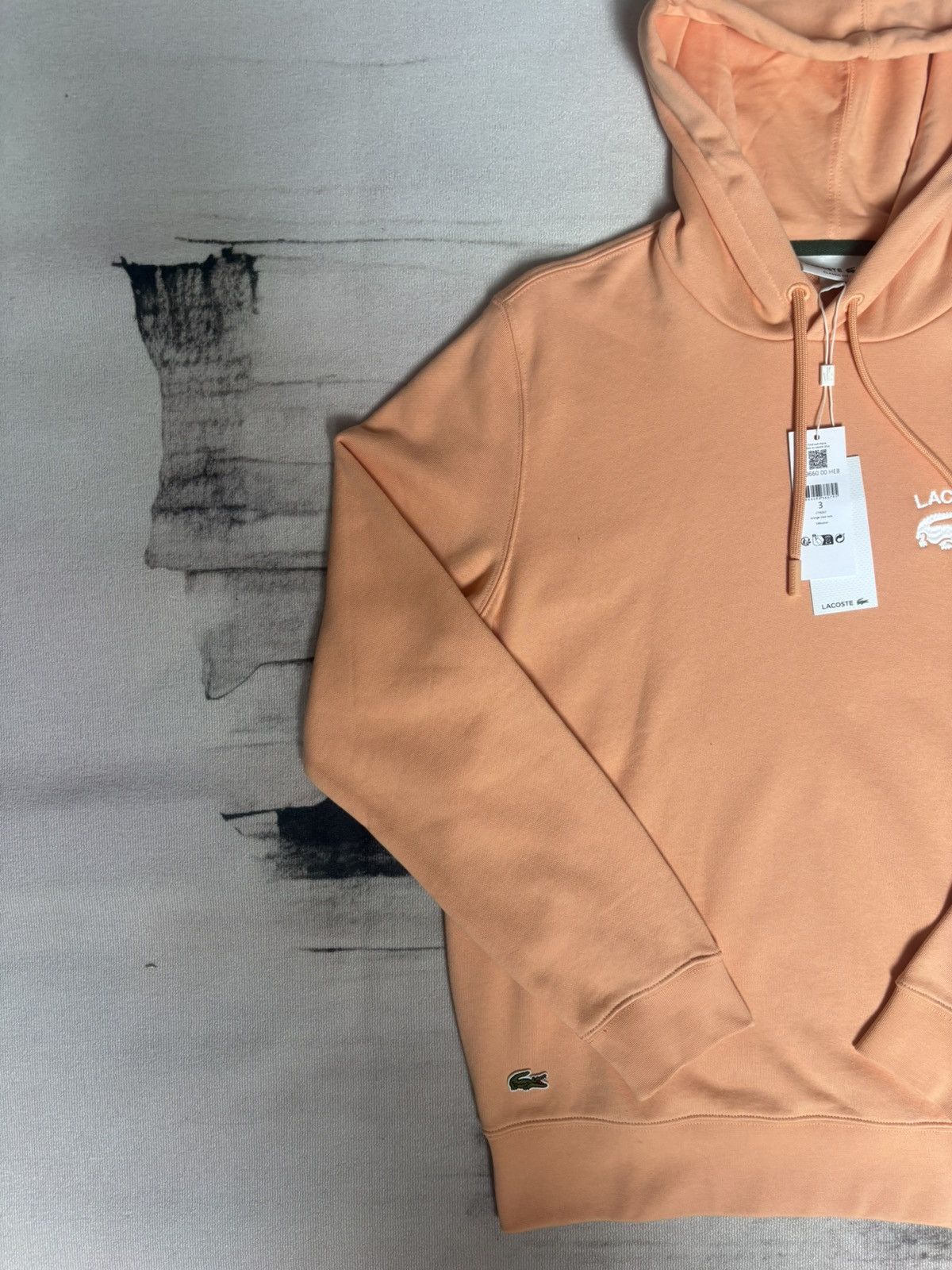 Lacoste Peach Lacoste hoodie size S Size US S / EU 44-46 / 1 - 6 Thumbnail