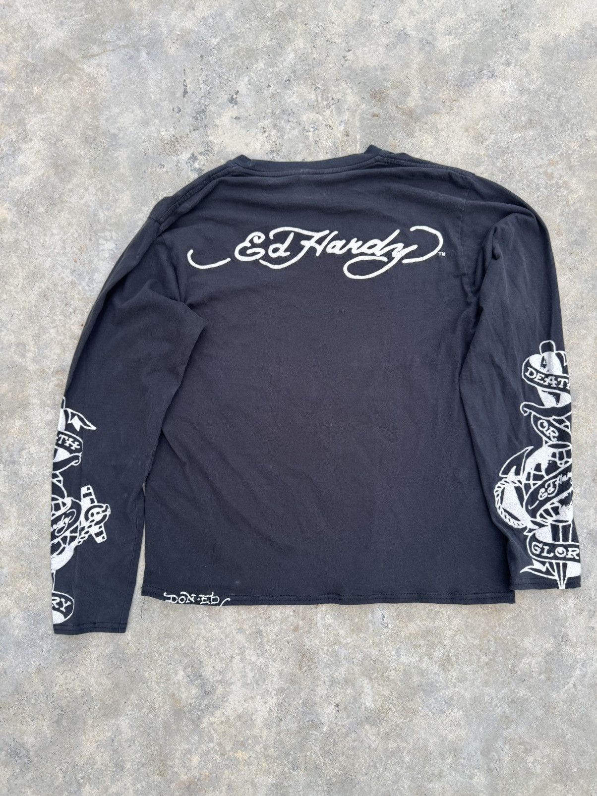 Ed Hardy Ed Hardy Long Sleeve Tee Boxy Size US L / EU 52-54 / 3 - 2 Thumbnail
