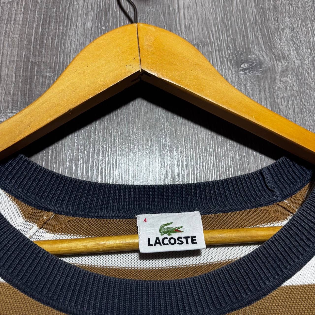Lacoste Lacoste Beige Sweater Size US S / EU 44-46 / 1 - 4 Thumbnail