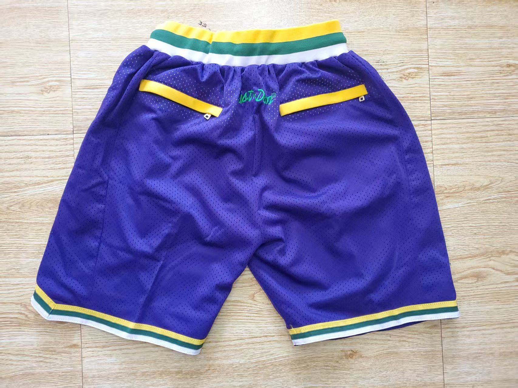 NBA Men's Utah Jazz Short Vintage With Pocket XL Size US 36 / EU 52 - 2 Thumbnail