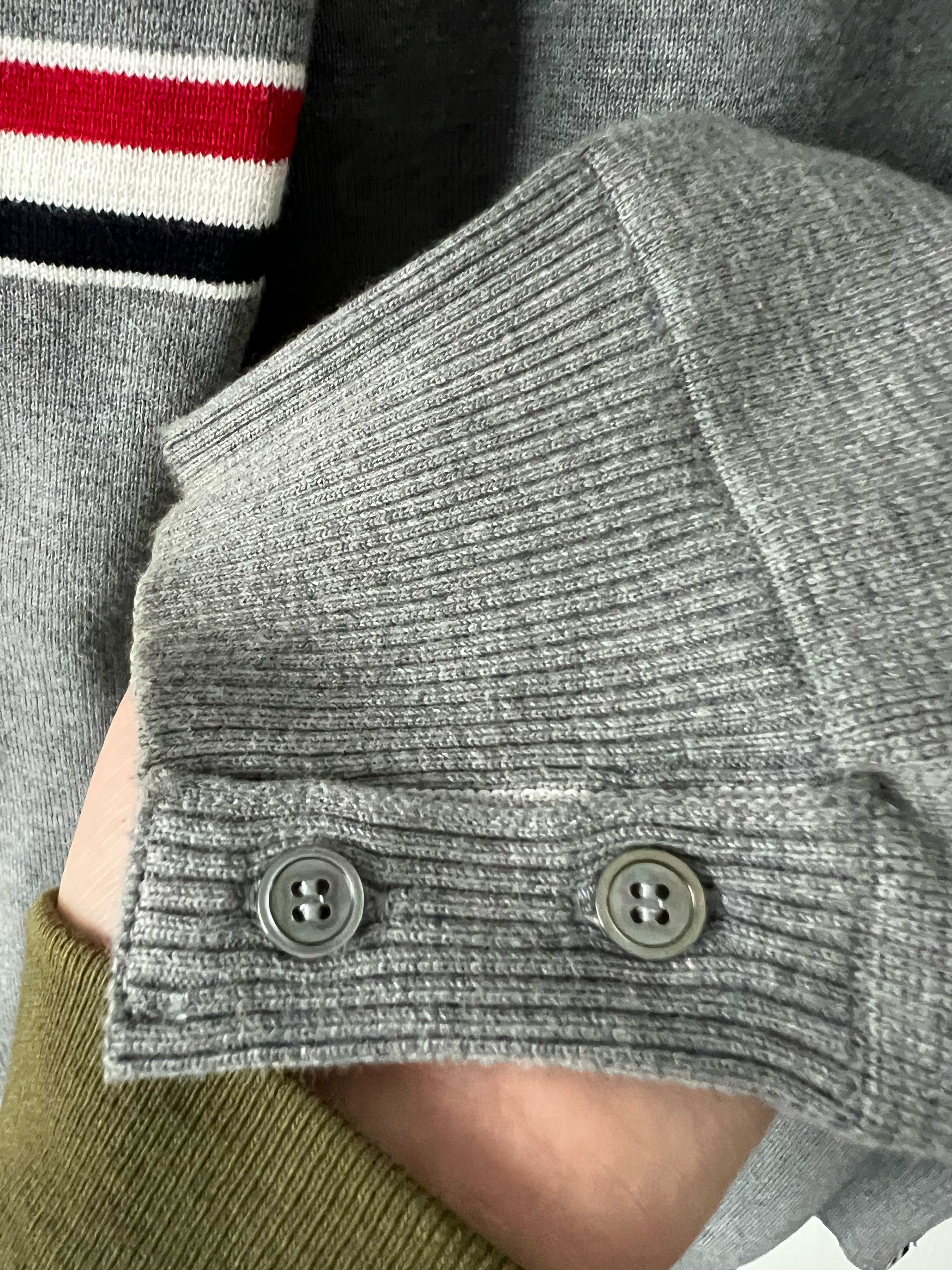 Thom Browne Thom Browne Grey Milano Stitch Long Cardigan Size 4 Size XXL / US 16-18 / IT 52-54 - 6 Thumbnail