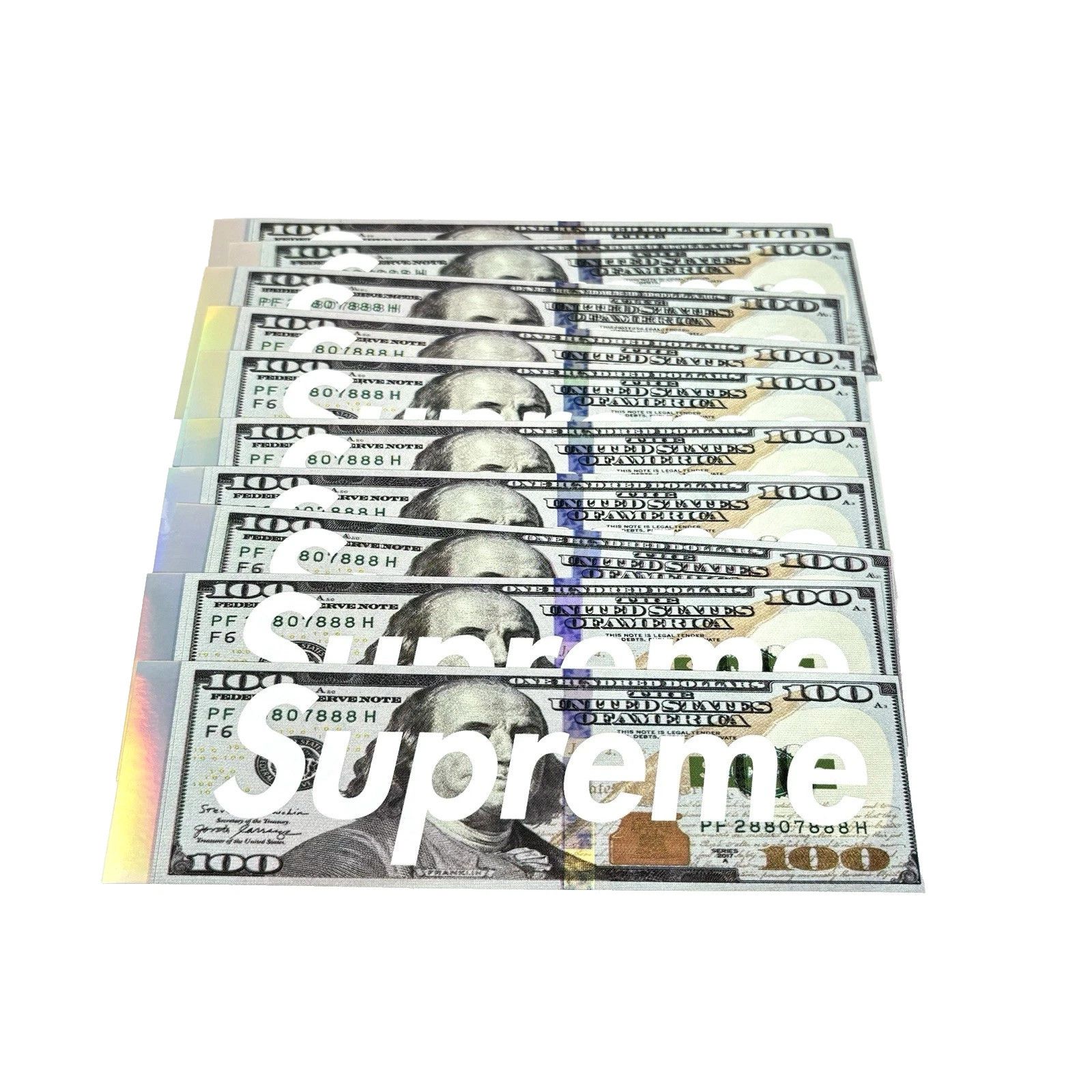 Supreme Zillion Dollar Bill Sticker | Grailed