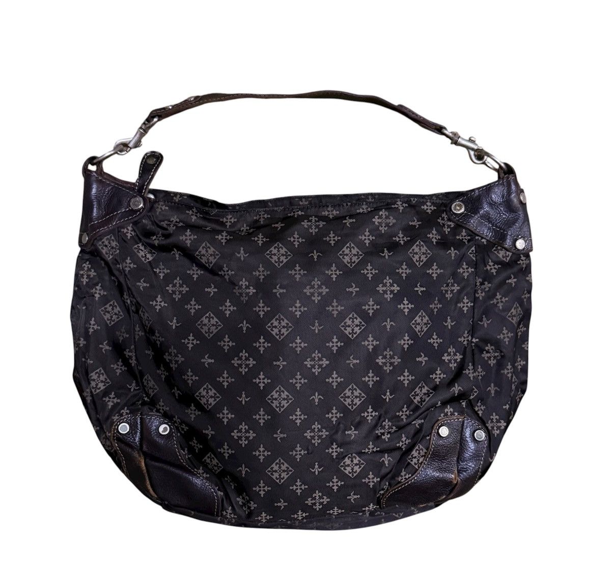 RUSSET Shoulder Bag Nylon Leather